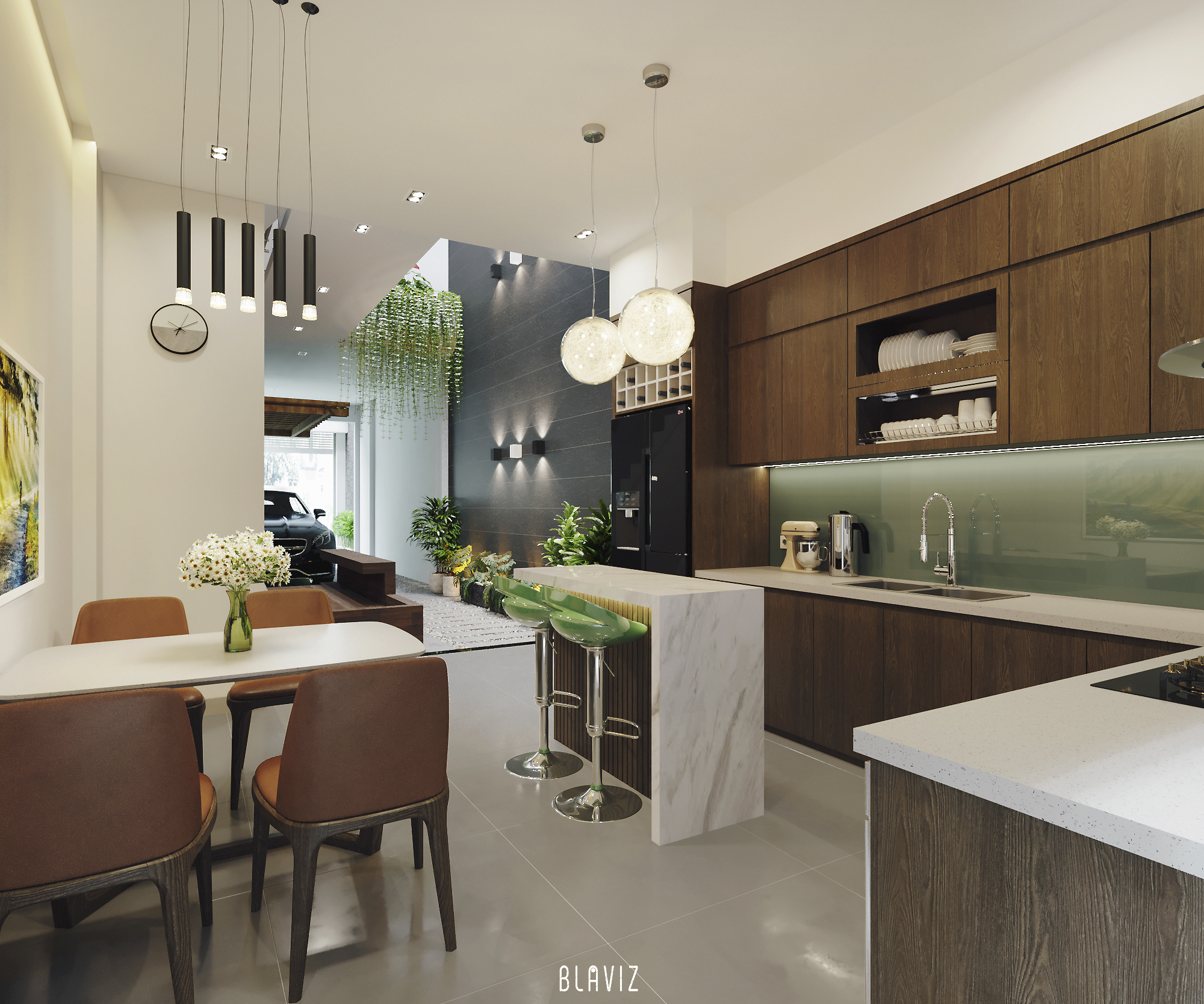 Thiết kế nội thất Nhà Mặt Phố tại Hồ Chí Minh 200606_Anh Hân 1595398252 5