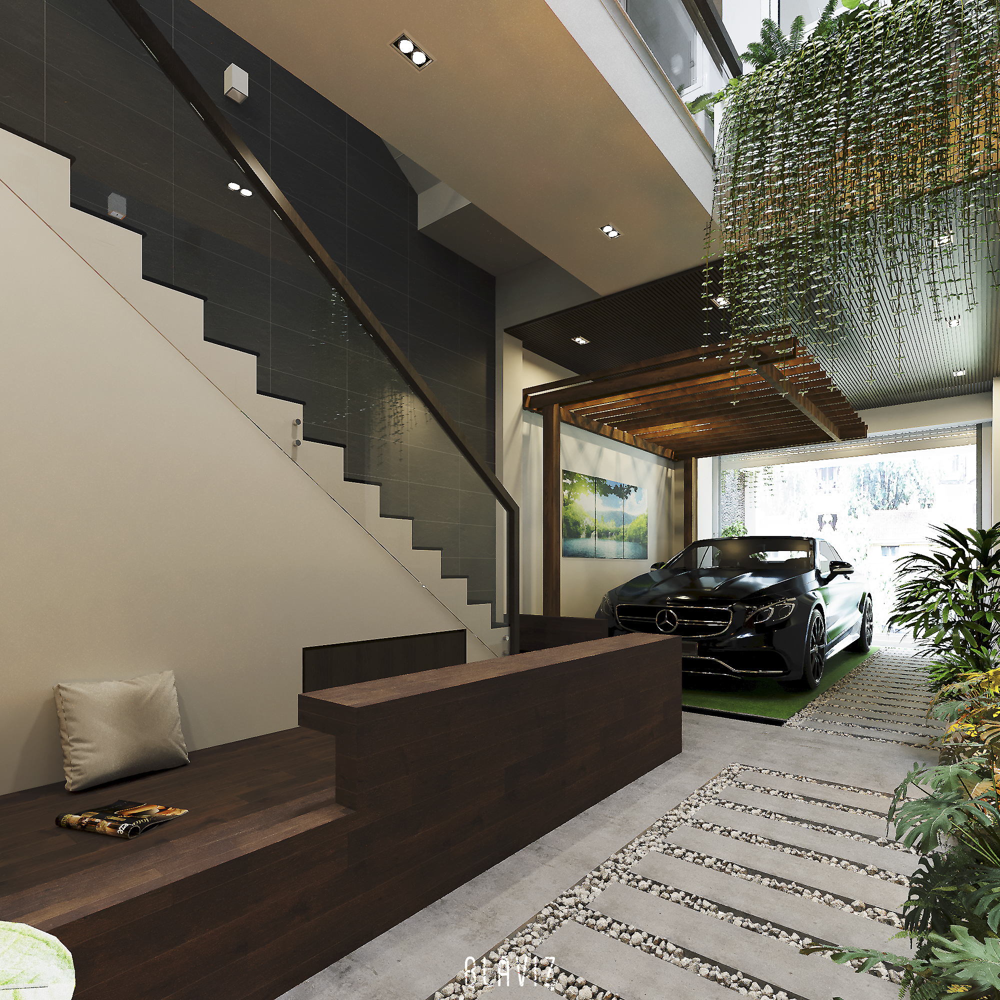 Thiết kế nội thất Nhà Mặt Phố tại Hồ Chí Minh 200606_Anh Hân 1595398254 2