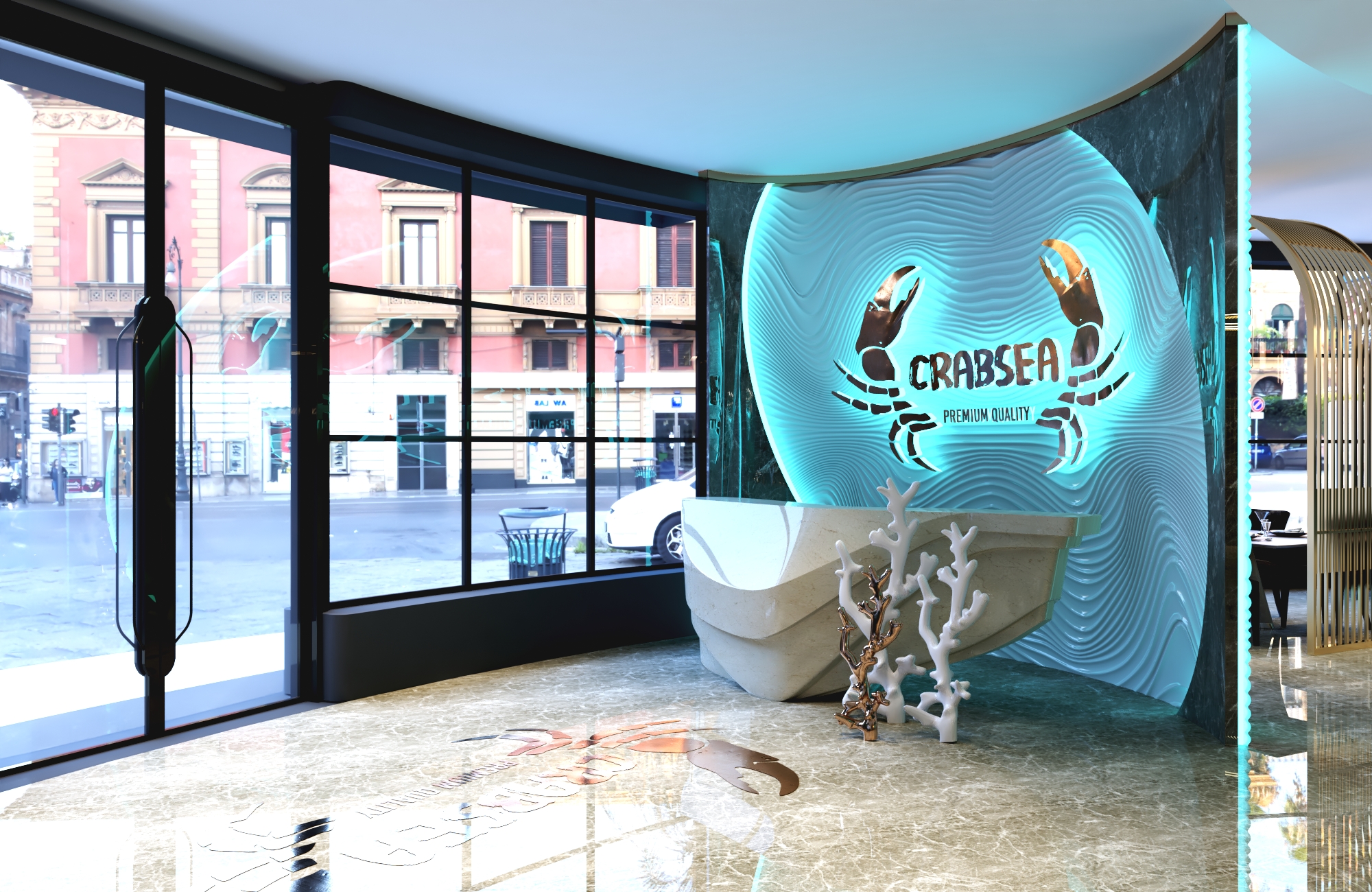 Thiết kế nội thất Nhà Hàng tại Hồ Chí Minh NHÀ HÀNG HẢI SẢN CRABSEA 1595741105 1