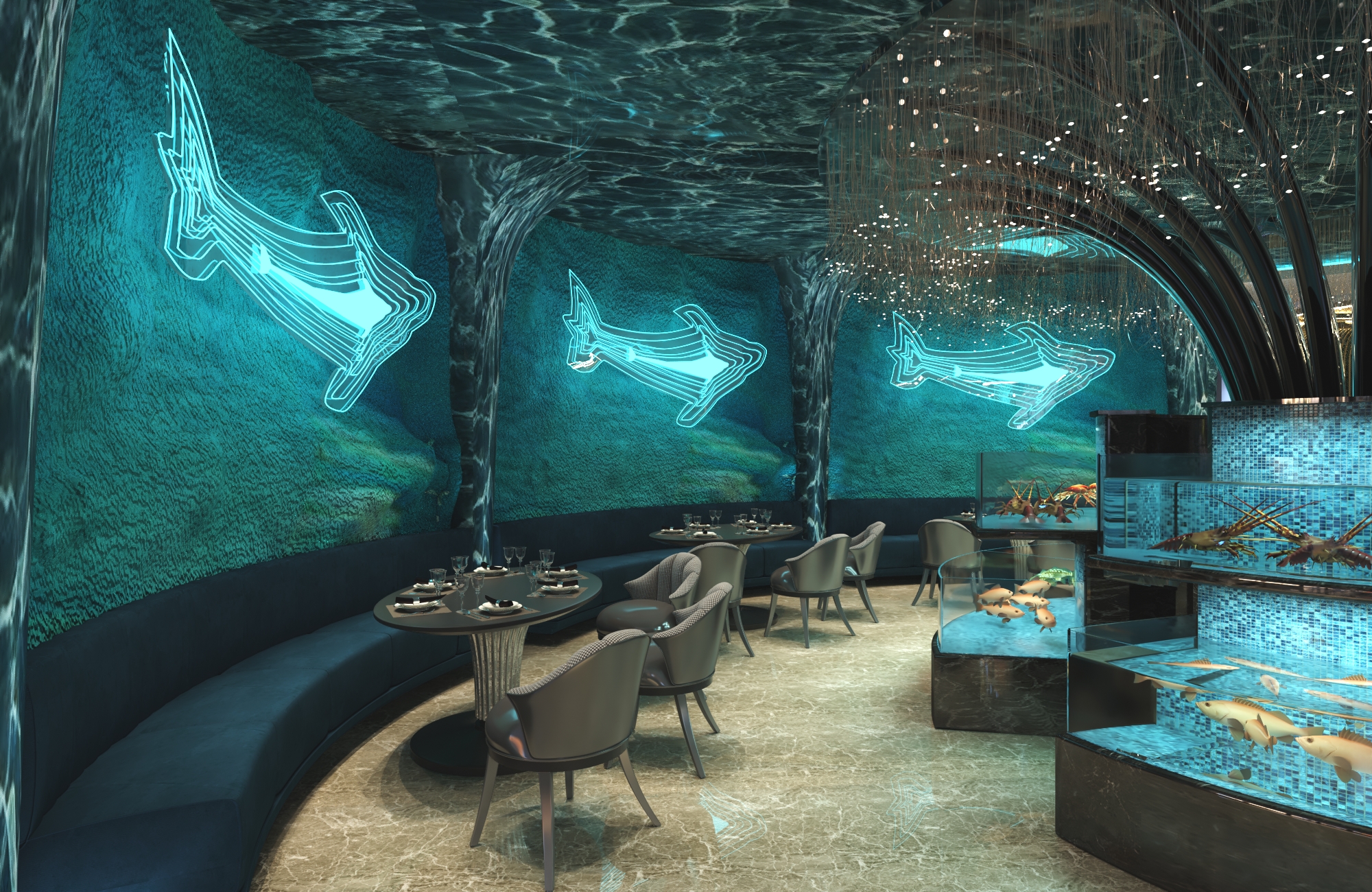 Thiết kế nội thất Nhà Hàng tại Hồ Chí Minh NHÀ HÀNG HẢI SẢN CRABSEA 1595741109 3