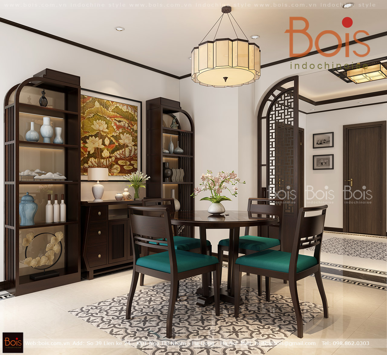 Thiết kế nội thất Chung Cư tại Hà Nội Nội thất chung cư Vinhomes Ocean Park căn hộ 3 phòng ngủ tòa S1 07 1595844442 0