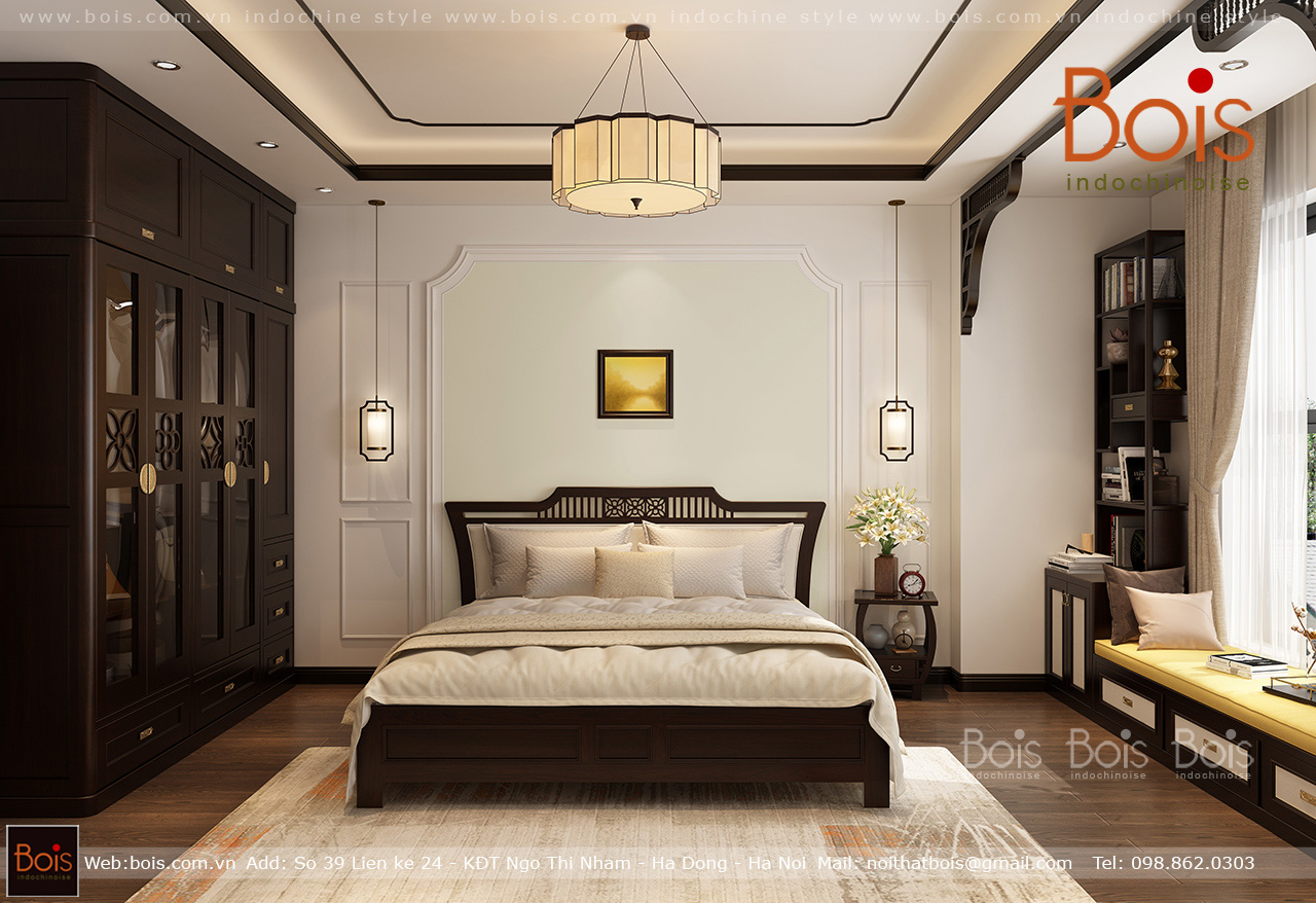 Thiết kế nội thất Chung Cư tại Hà Nội Nội thất chung cư Vinhomes Ocean Park căn hộ 3 phòng ngủ tòa S1 07 1595844442 5