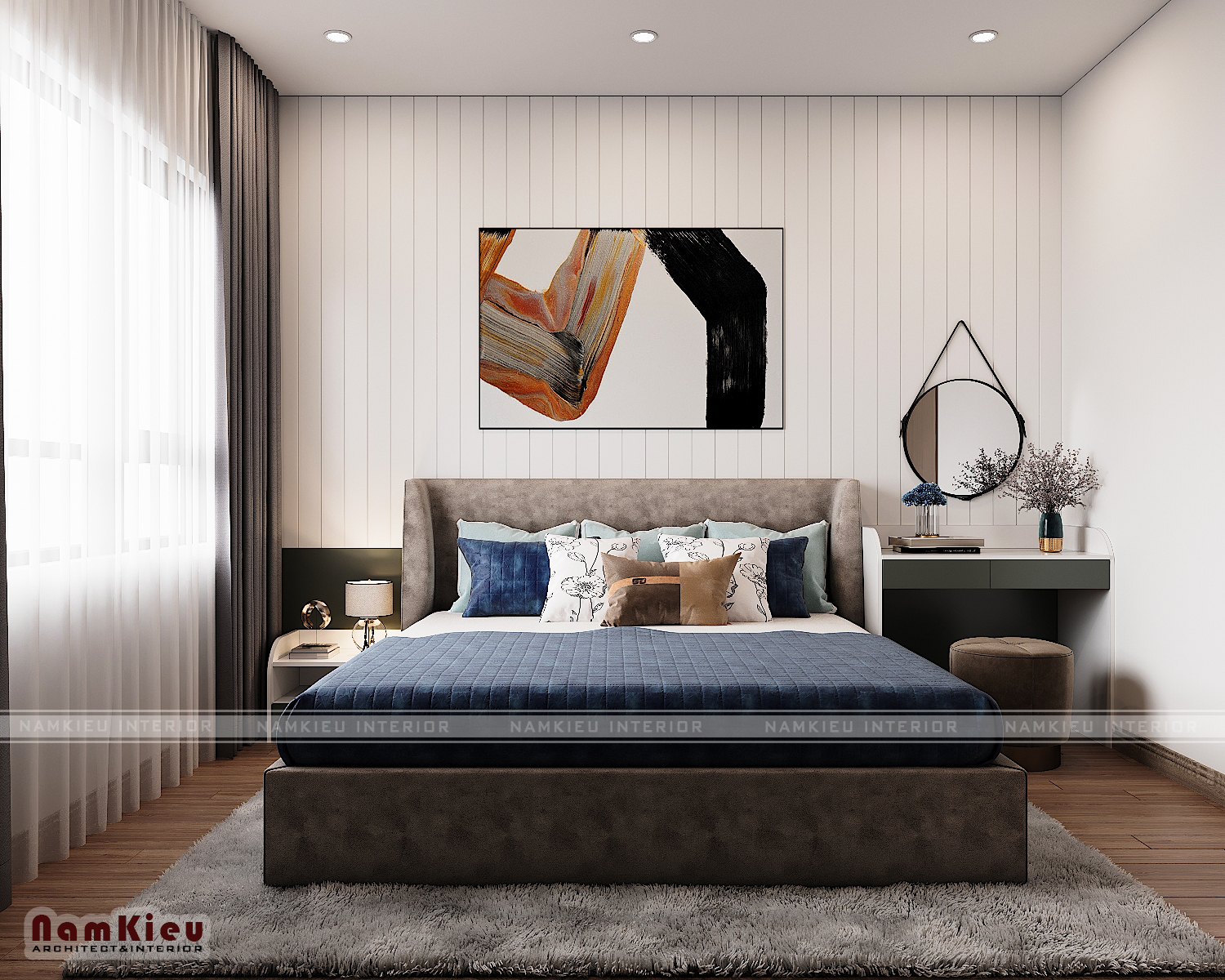 Thiết kế nội thất Chung Cư tại Hồ Chí Minh Vẫn là 2PN tại Vinhomes Smartcity!!! 1595899467 3