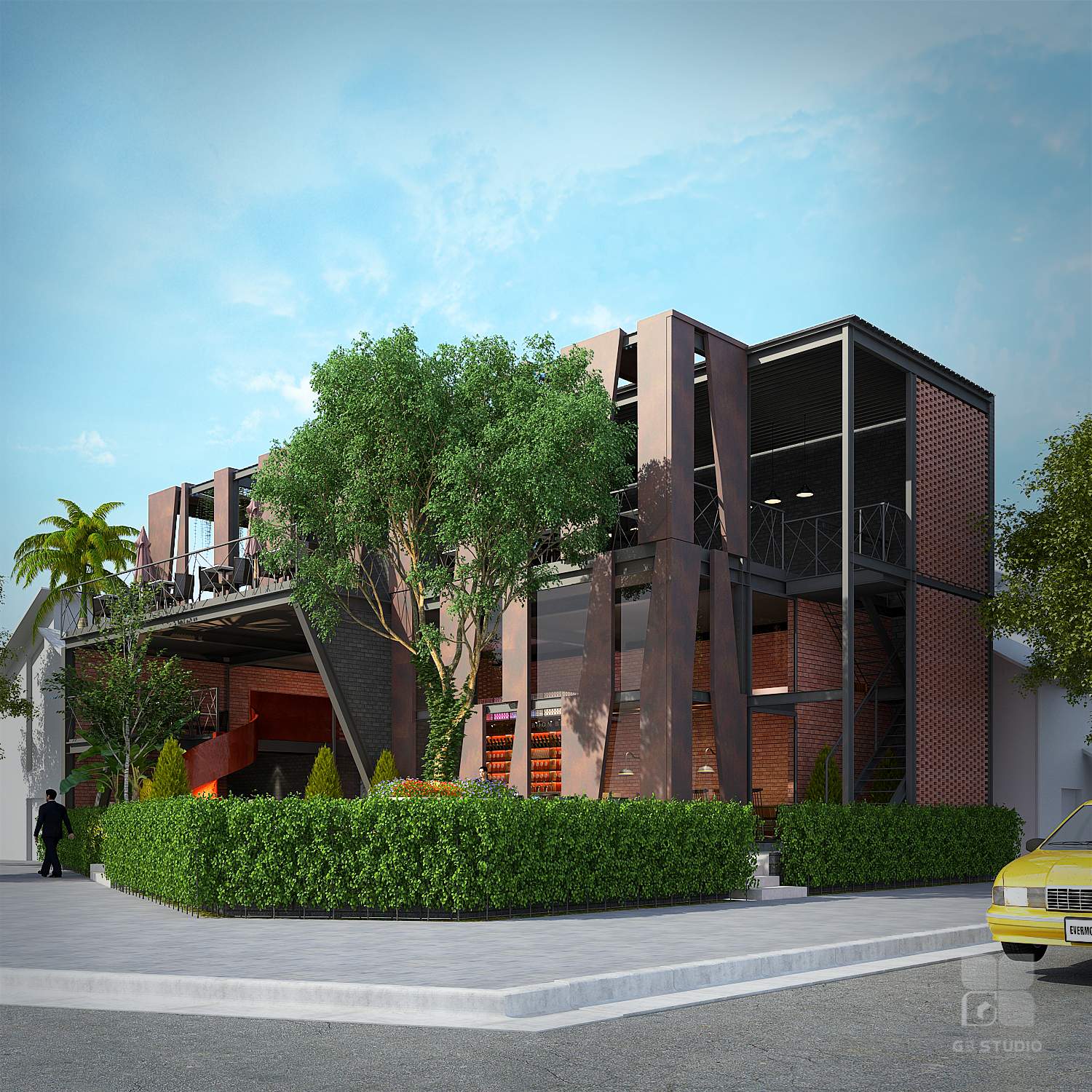 Thiết kế Cafe tại Bắc Giang Caffe T81 1596100886 2