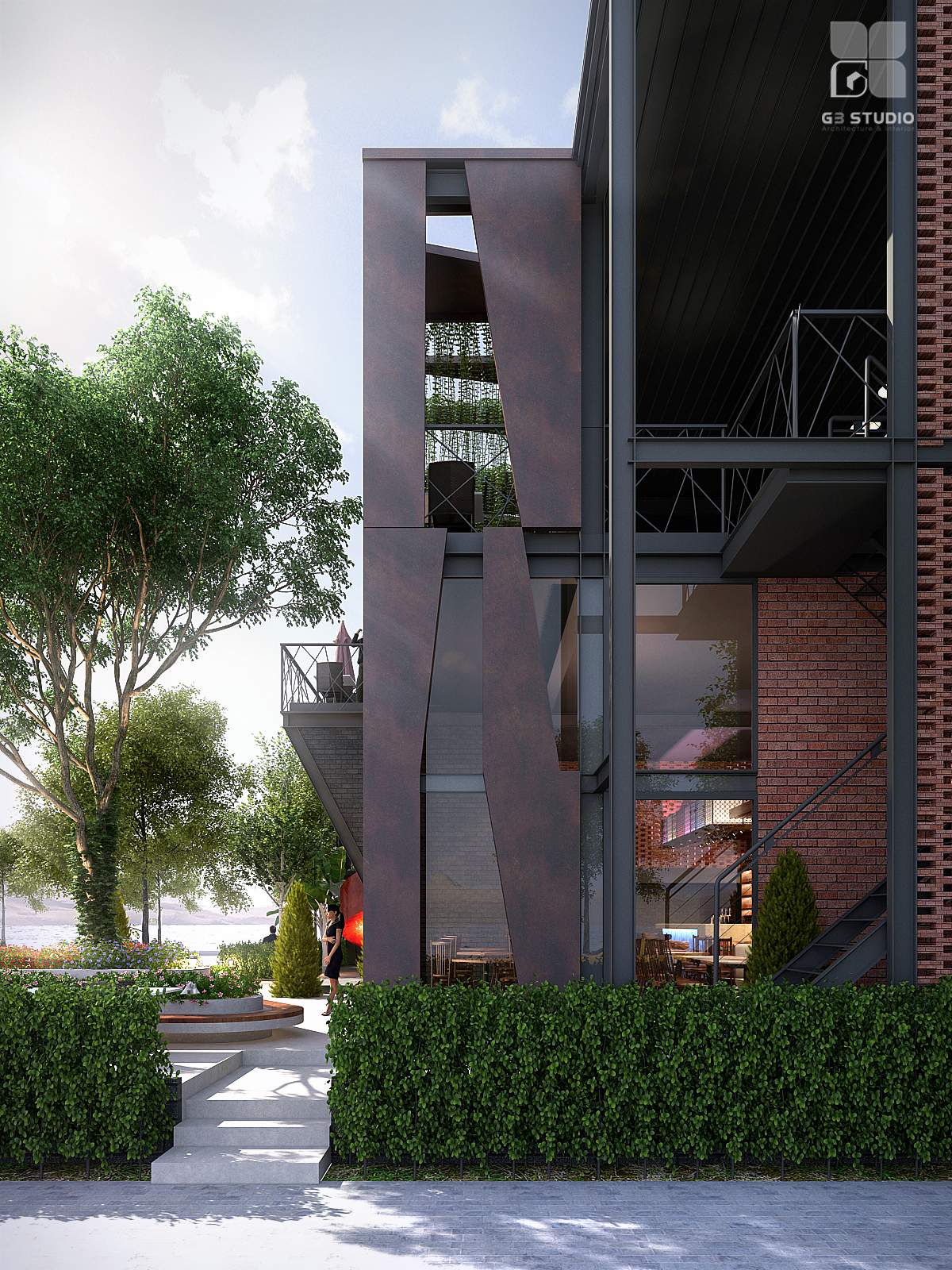 Thiết kế Cafe tại Bắc Giang Caffe T81 1596100886 4