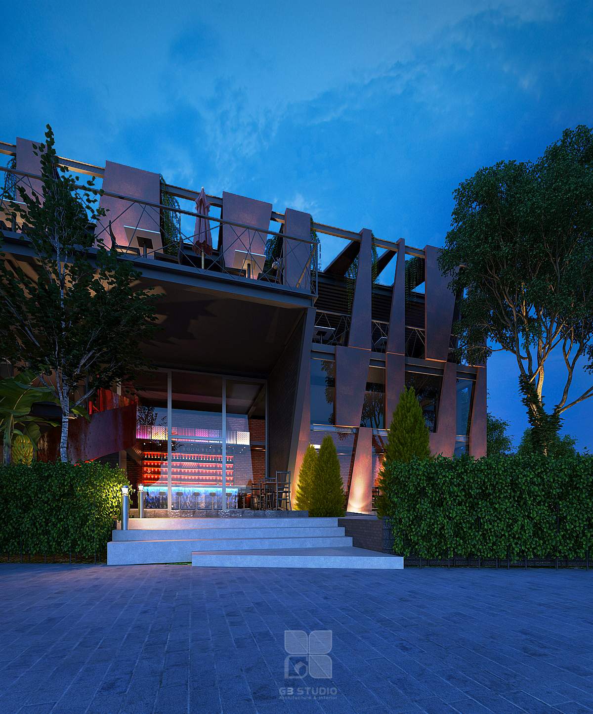 Thiết kế Cafe tại Bắc Giang Caffe T81 1596100886 5