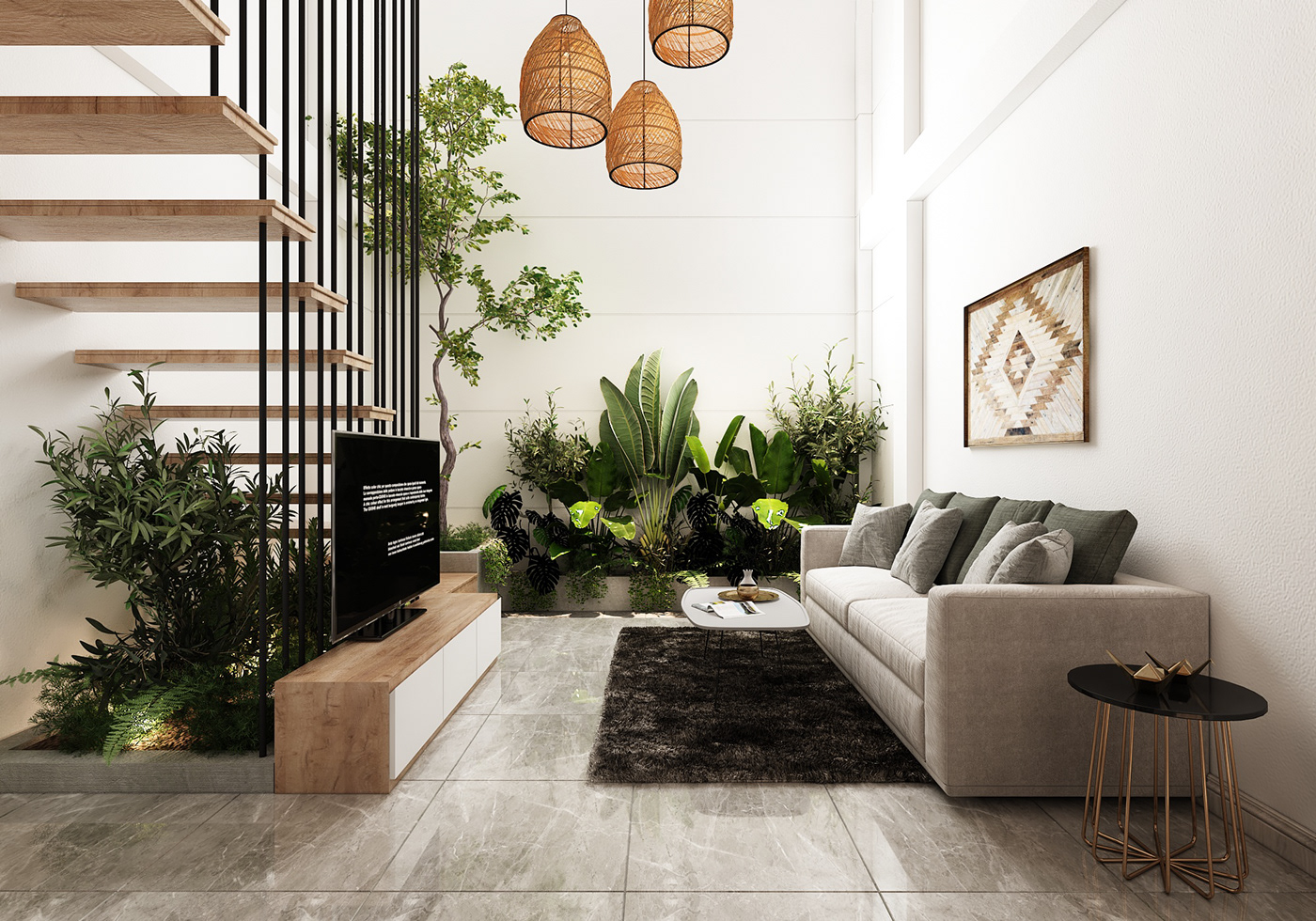 Thiết kế nội thất Nhà Mặt Phố tại Hồ Chí Minh NHÀ PHỐ BÌNH THẠNH 1597193599 0