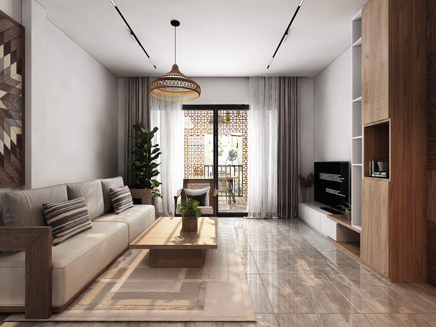 Thiết kế nội thất Nhà Mặt Phố tại Hồ Chí Minh NHÀ PHỐ BÌNH THẠNH 1597193599 3