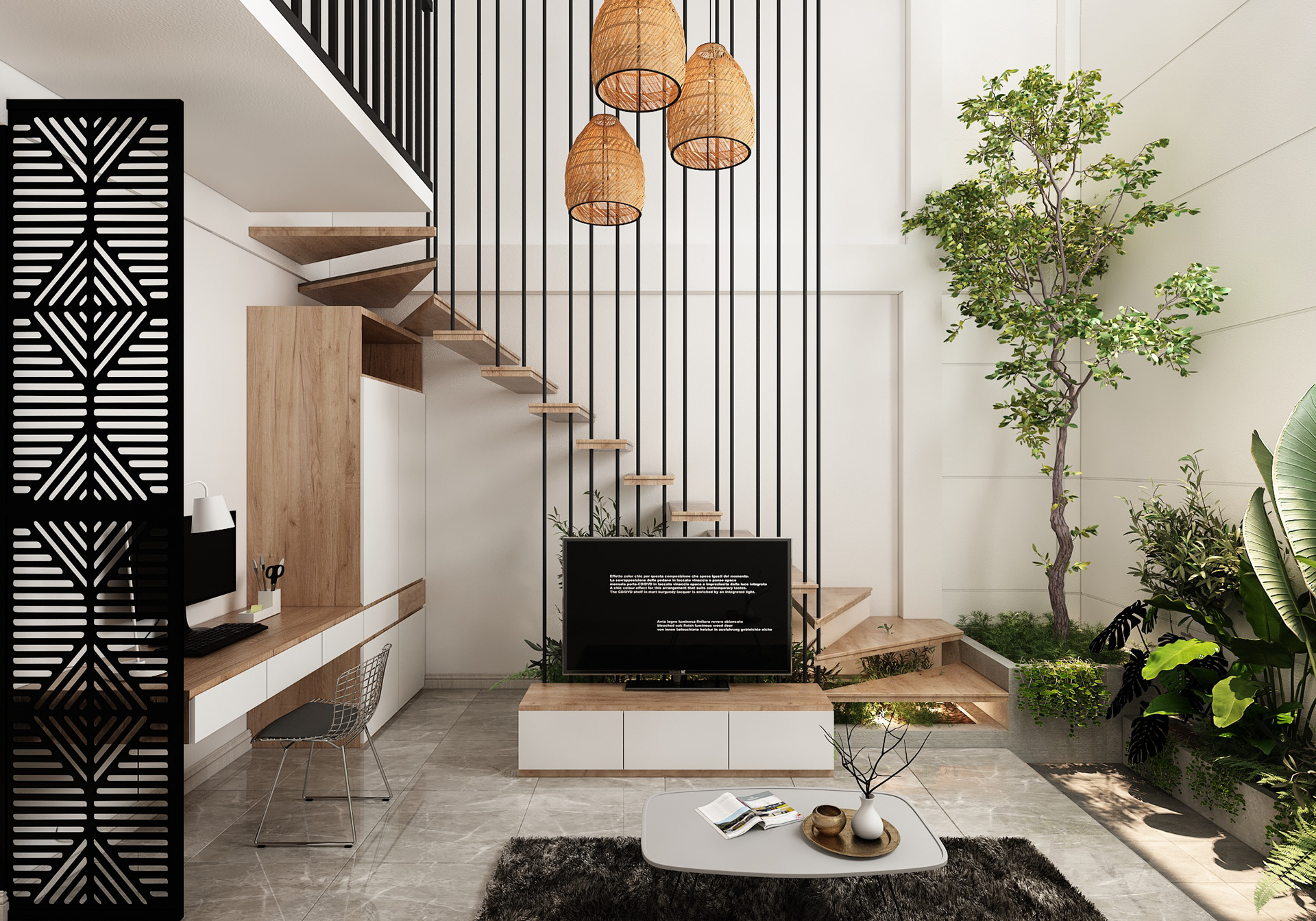 Thiết kế nội thất Nhà Mặt Phố tại Hồ Chí Minh NHÀ PHỐ BÌNH THẠNH 1597193600 1