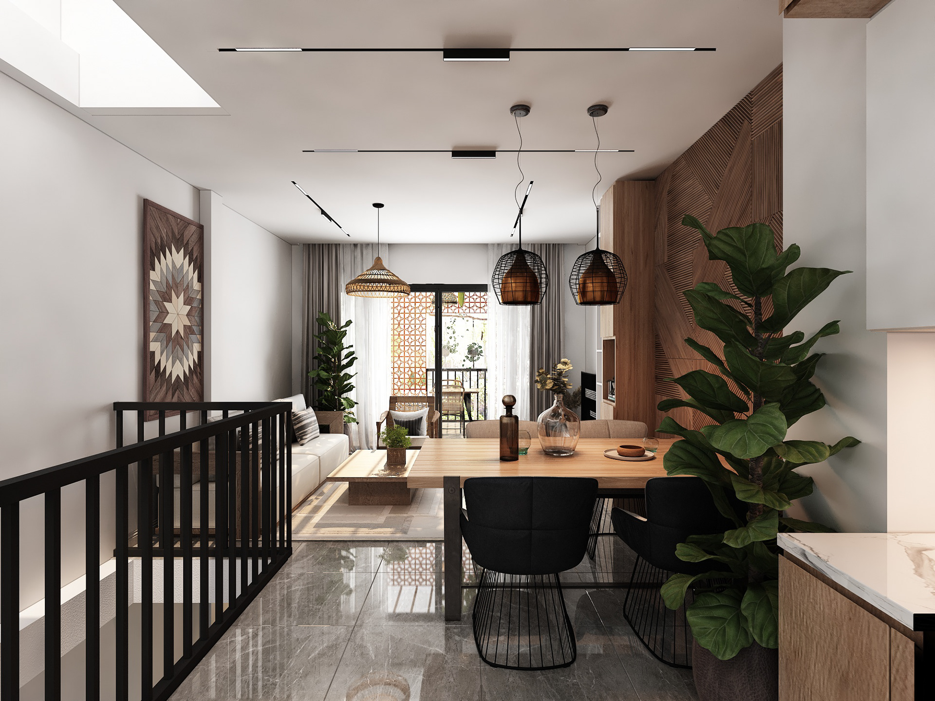 Thiết kế nội thất Nhà Mặt Phố tại Hồ Chí Minh NHÀ PHỐ BÌNH THẠNH 1597193600 2