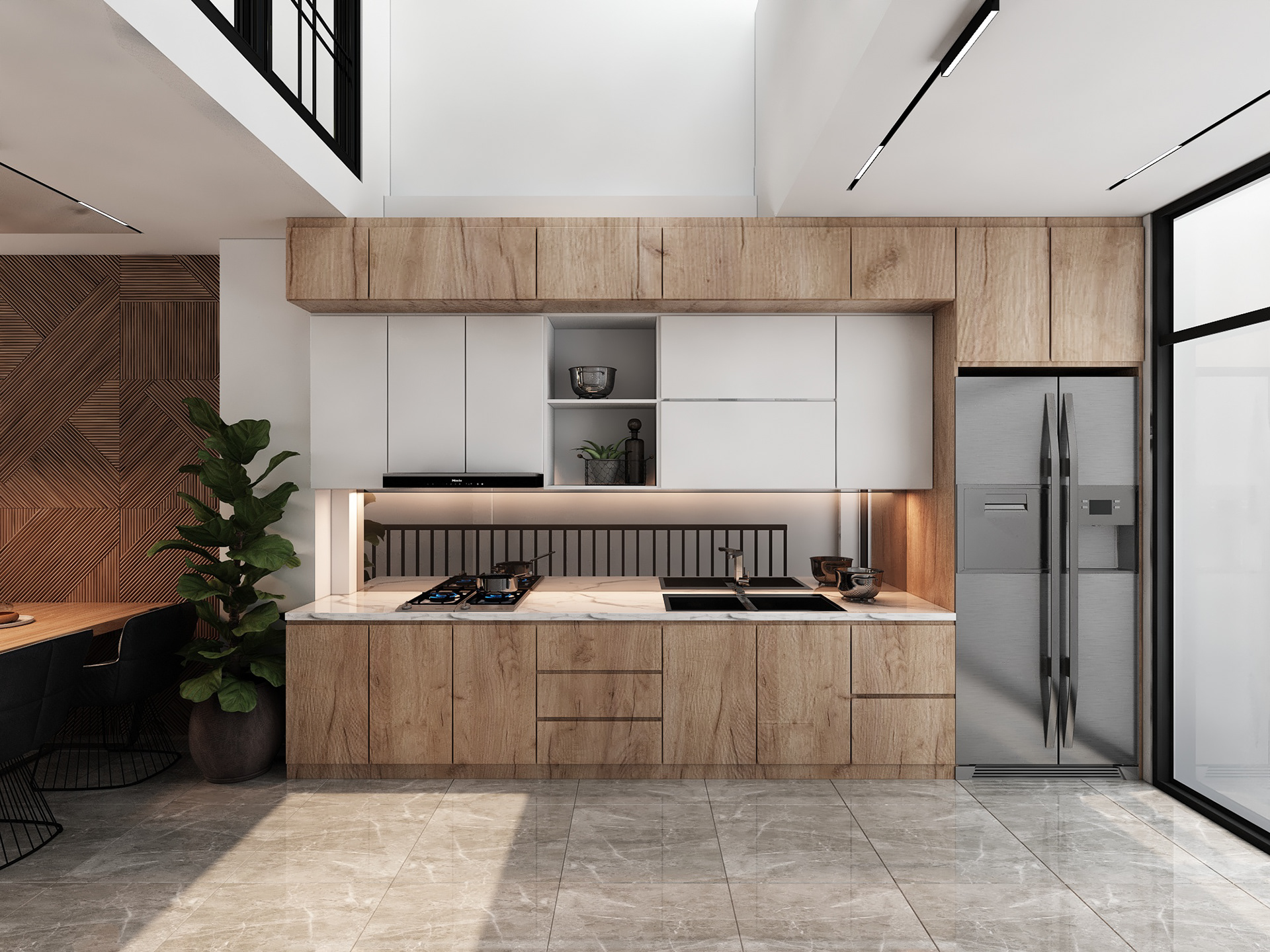 Thiết kế nội thất Nhà Mặt Phố tại Hồ Chí Minh NHÀ PHỐ BÌNH THẠNH 1597193600 7