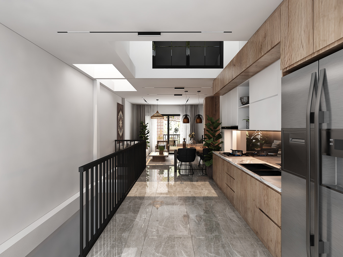 Thiết kế nội thất Nhà Mặt Phố tại Hồ Chí Minh NHÀ PHỐ BÌNH THẠNH 1597193601 10