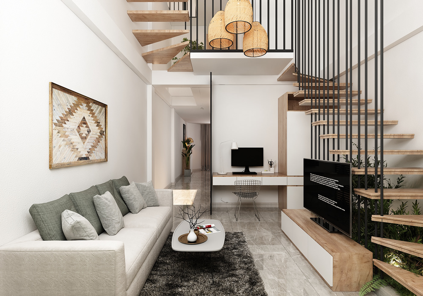 Thiết kế nội thất Nhà Mặt Phố tại Hồ Chí Minh NHÀ PHỐ BÌNH THẠNH 1597193601 9