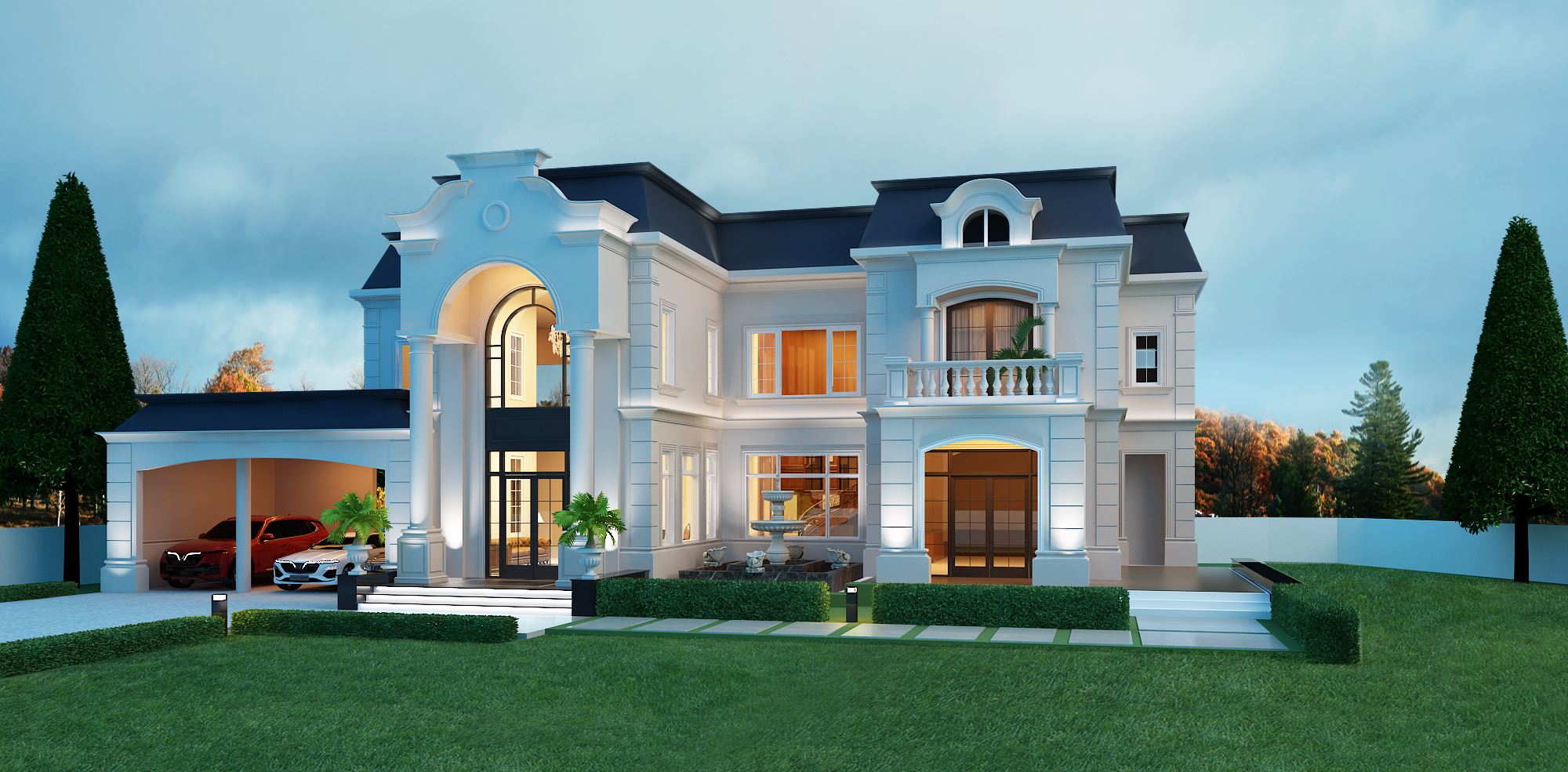 Thiết kế Biệt Thự tại Hà Nội Vinh Villa 1597250651 2