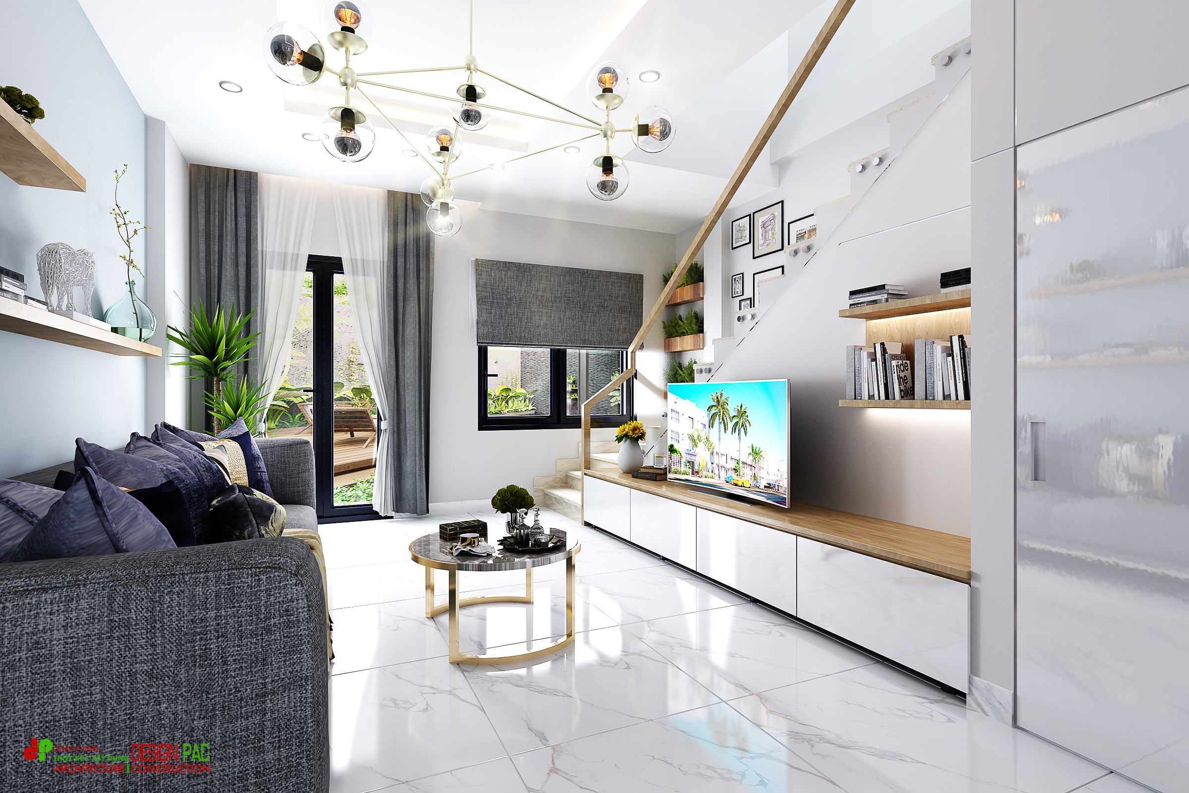 Thiết kế nội thất Nhà Mặt Phố tại Hồ Chí Minh Dự Án Tha8ngLongHome_Hu7ngPhu_Q.Thủ Đức 1597922209 2