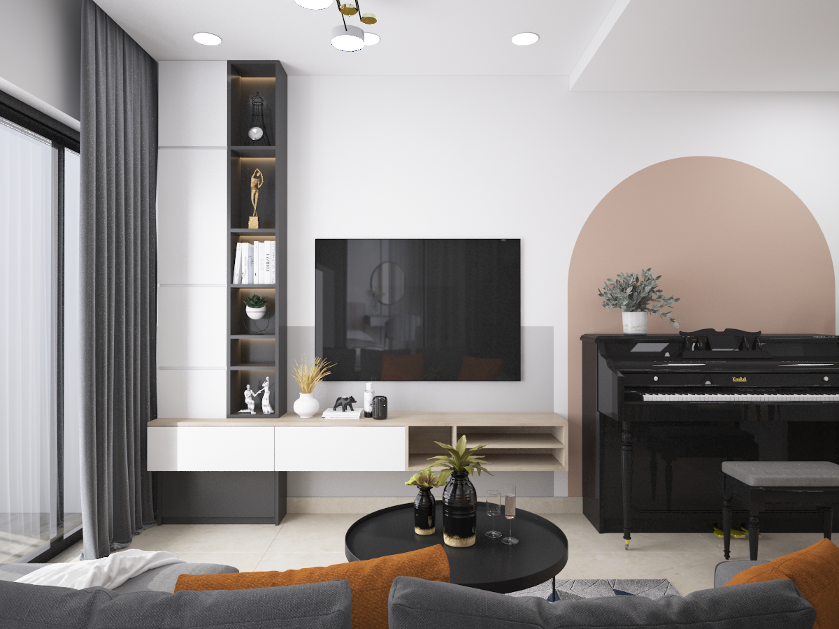 Thiết kế nội thất Chung Cư tại Hồ Chí Minh CĂN HỘ SAIGON SOUTH RESIDENCES TYPE D 1598431936 0