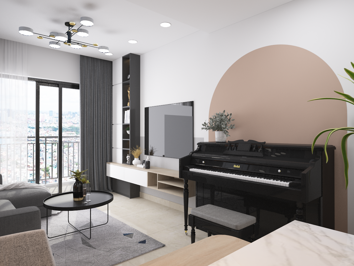 Thiết kế nội thất Chung Cư tại Hồ Chí Minh CĂN HỘ SAIGON SOUTH RESIDENCES TYPE D 1598431944 9
