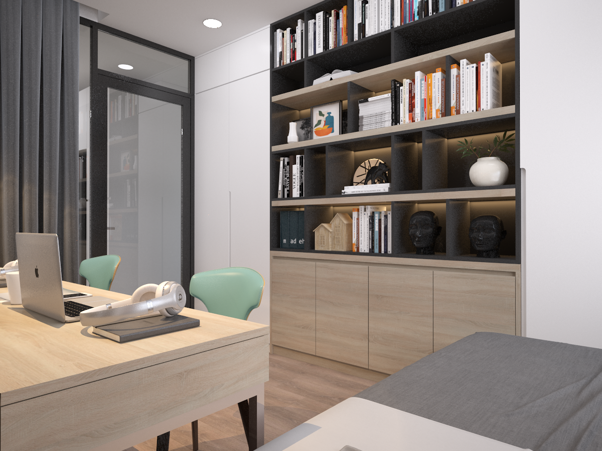 Thiết kế nội thất Chung Cư tại Hồ Chí Minh CĂN HỘ SAIGON SOUTH RESIDENCES TYPE D 1598431950 22