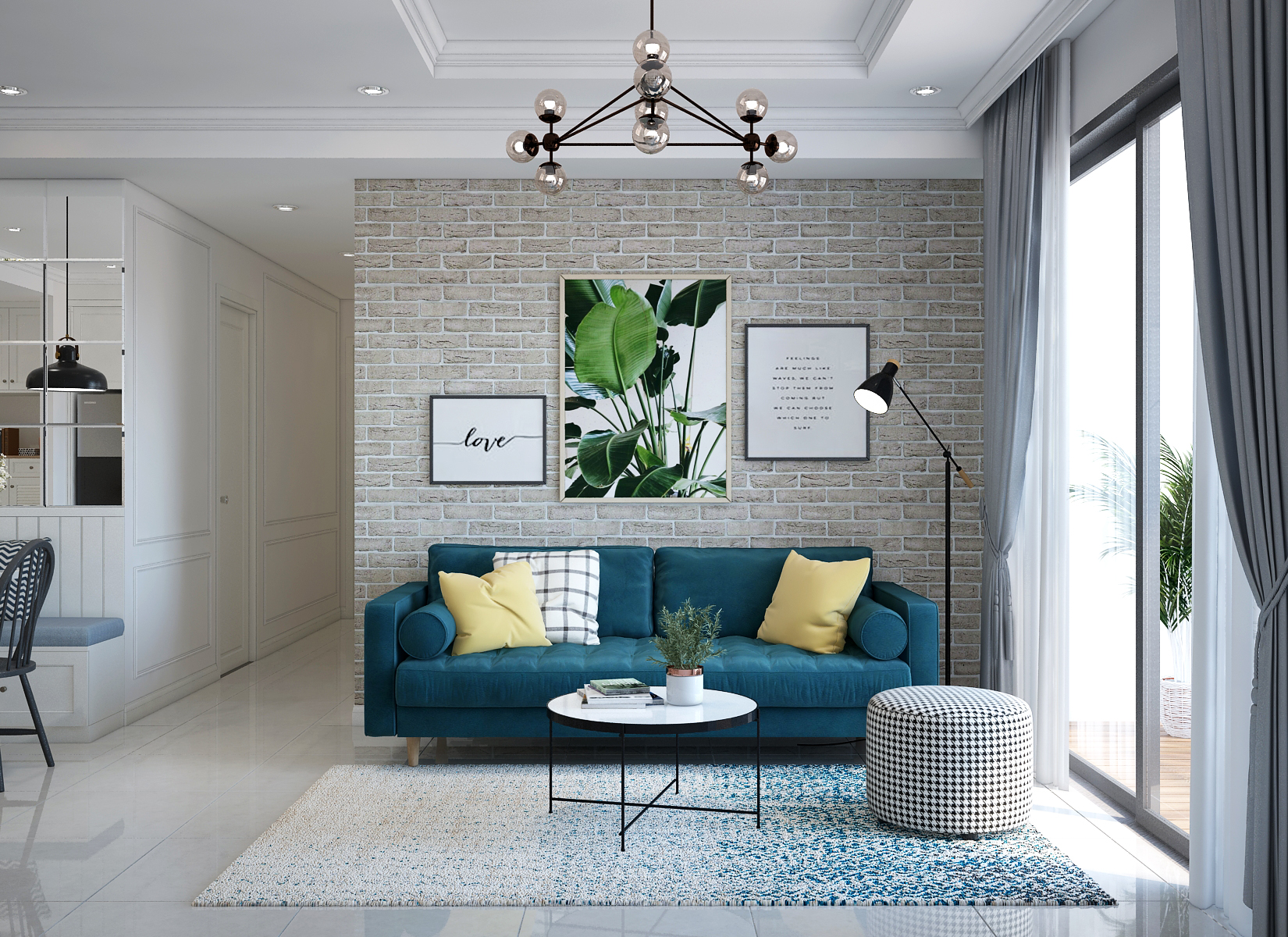 Thiết kế nội thất Chung Cư tại Hồ Chí Minh Căn hộ Sun Avenue 1598521722 0