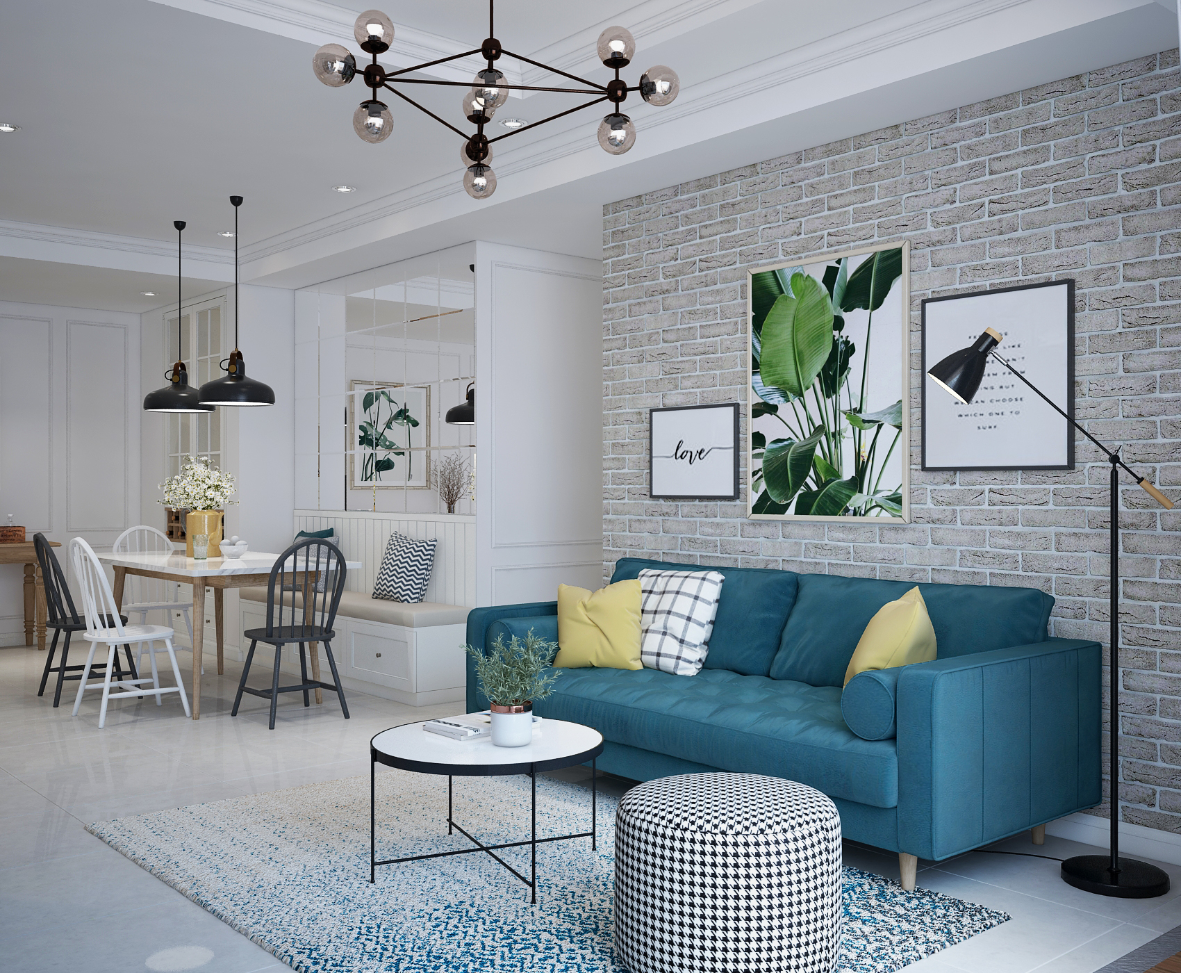 Thiết kế nội thất Chung Cư tại Hồ Chí Minh Căn hộ Sun Avenue 1598521722 1