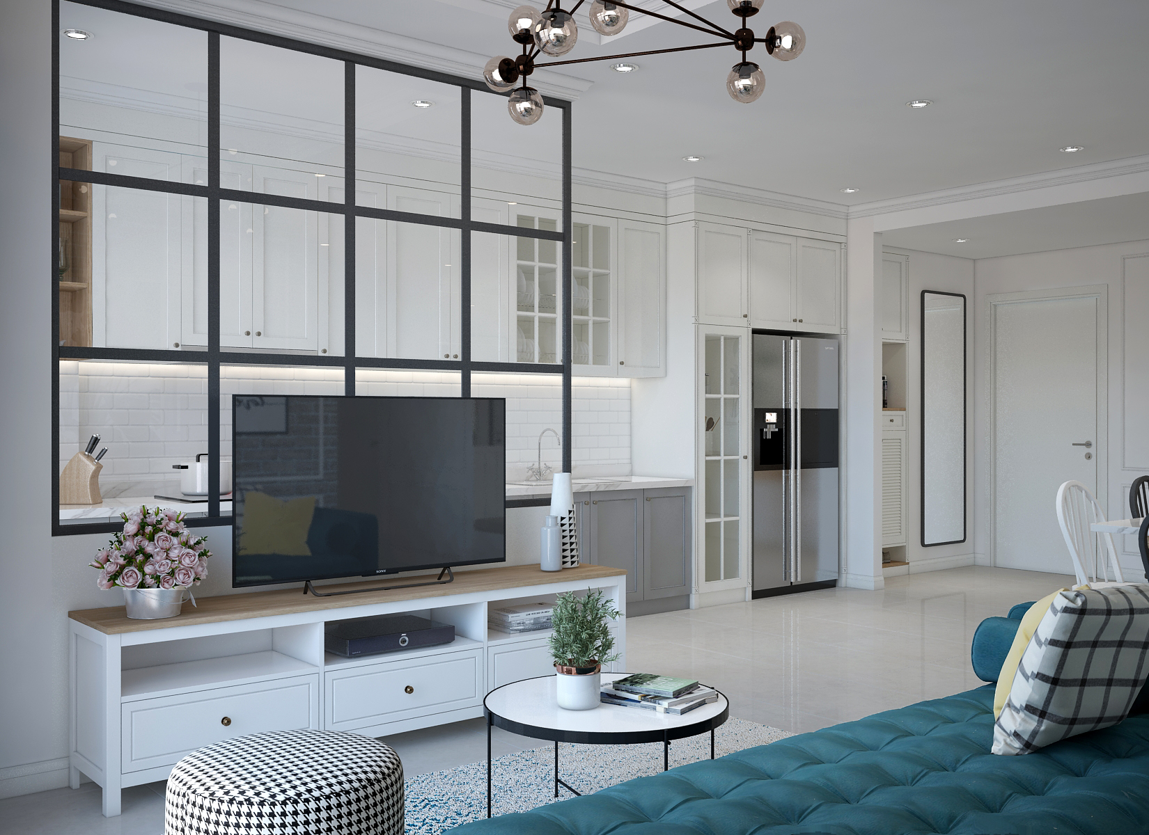 Thiết kế nội thất Chung Cư tại Hồ Chí Minh Căn hộ Sun Avenue 1598521722 3