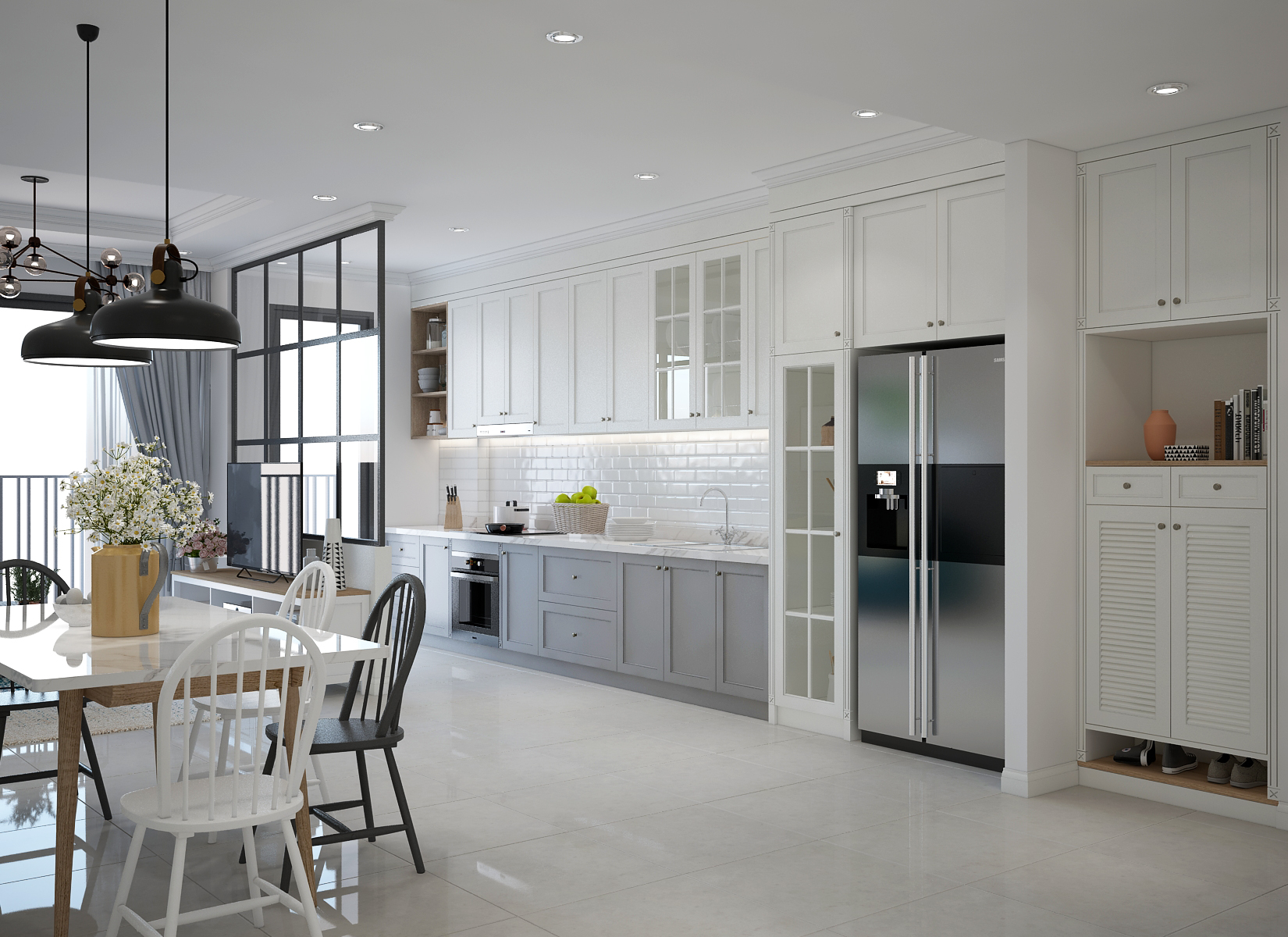 Thiết kế nội thất Chung Cư tại Hồ Chí Minh Căn hộ Sun Avenue 1598521722 5