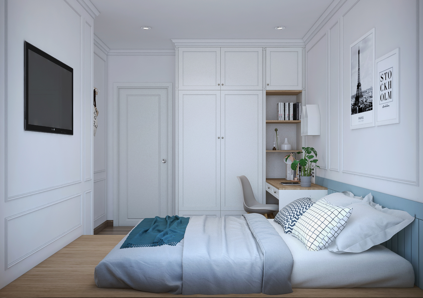 Thiết kế nội thất Chung Cư tại Hồ Chí Minh Căn hộ Sun Avenue 1598521723 10