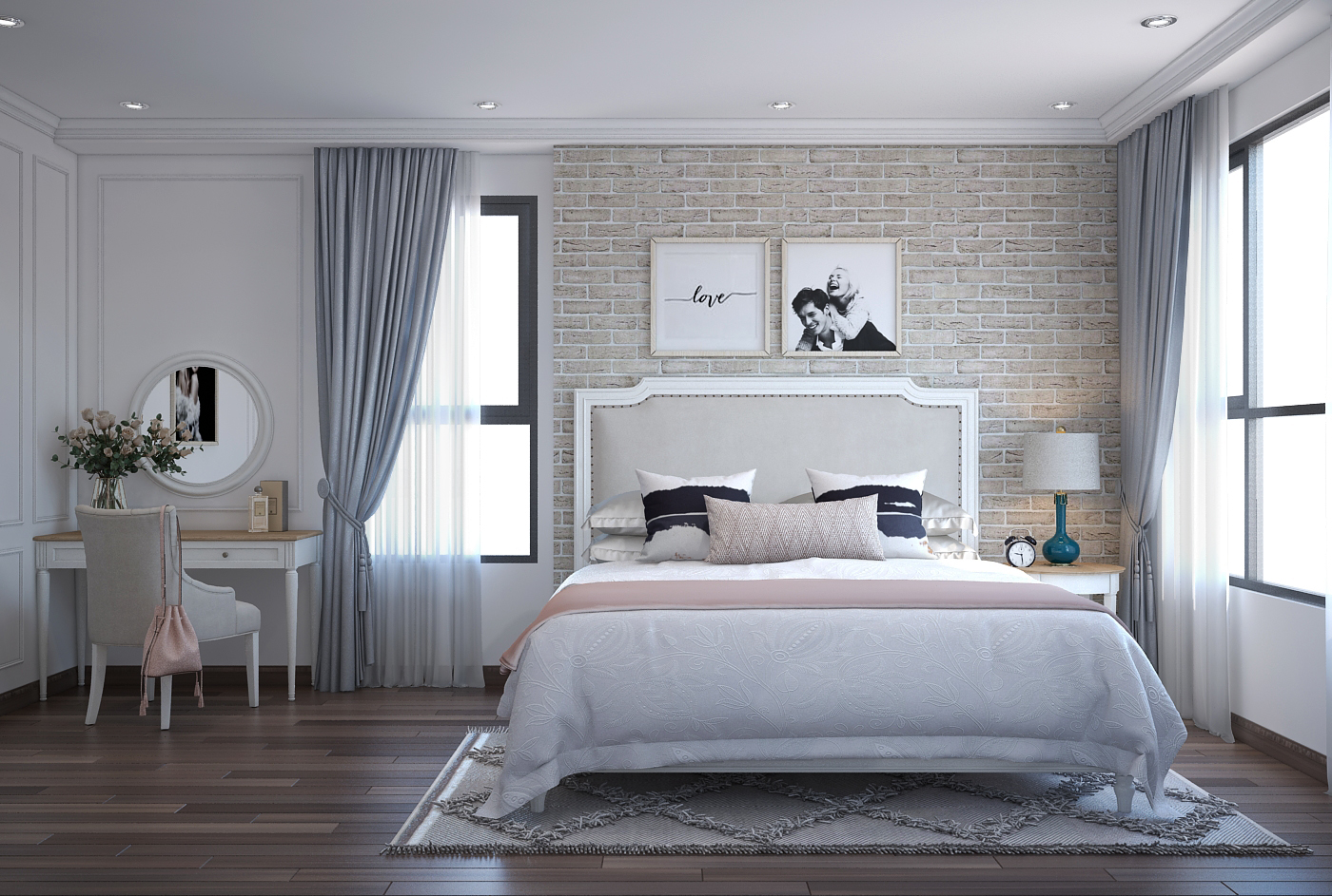 Thiết kế nội thất Chung Cư tại Hồ Chí Minh Căn hộ Sun Avenue 1598521723 11