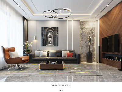 Thiết kế nội thất Nhà Mặt Phố tại Hồ Chí Minh 200829_Msr.Theu