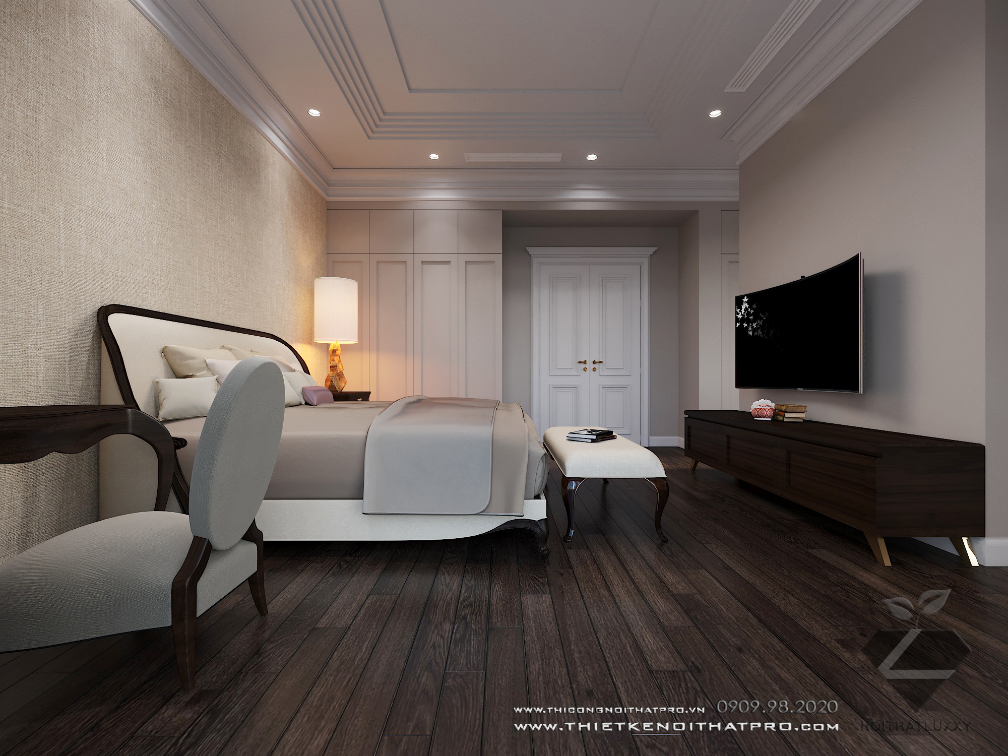 Thiết kế nội thất Biệt Thự tại Hà Nội Biệt thự Vinhomes the Hảmony 1599550162 20