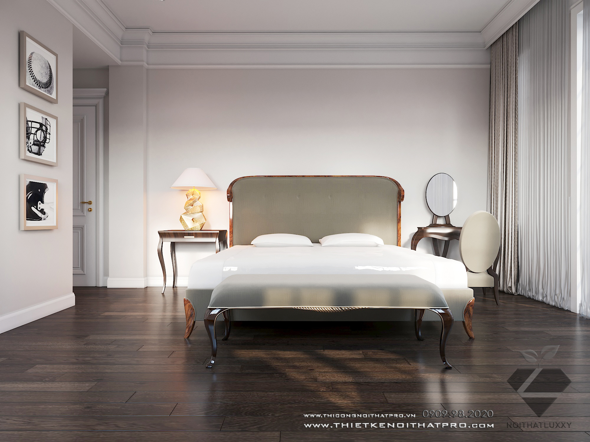 Thiết kế nội thất Biệt Thự tại Hà Nội Biệt thự Vinhomes the Hảmony 1599550163 29