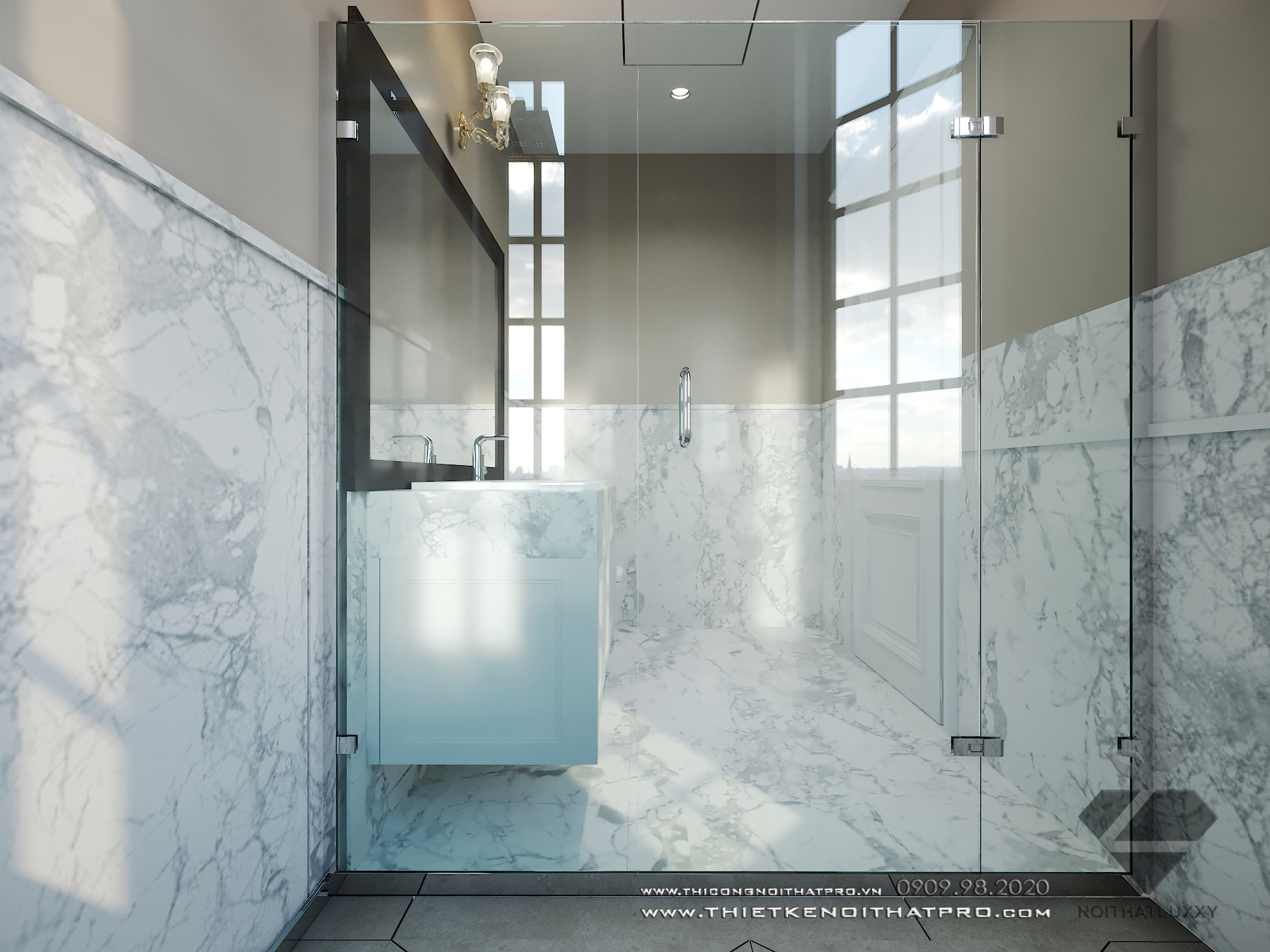 Thiết kế nội thất Biệt Thự tại Hà Nội Biệt thự Vinhomes the Hảmony 1599550164 32