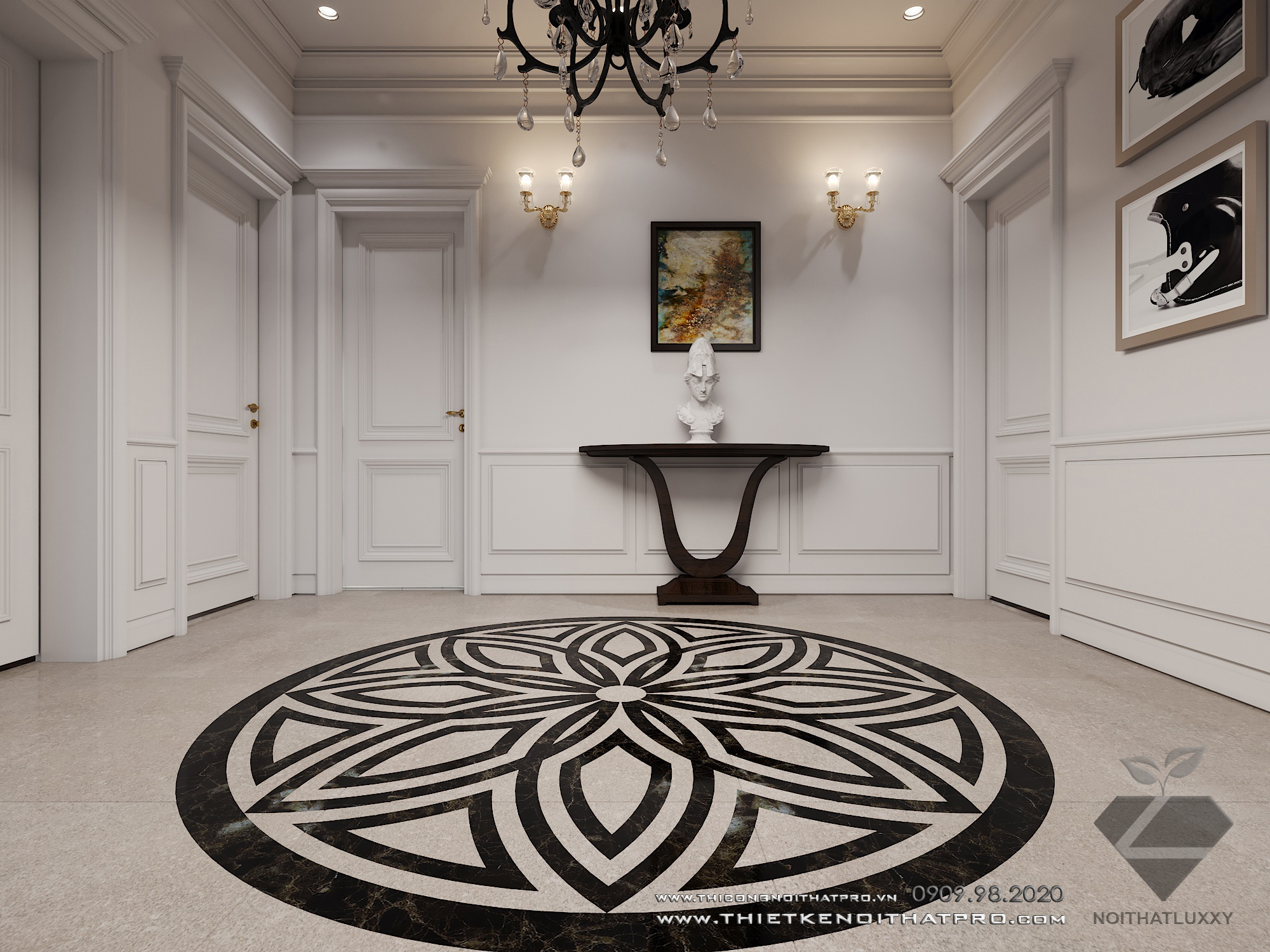 Thiết kế nội thất Biệt Thự tại Hà Nội Biệt thự Vinhomes the Hảmony 1599550166 36