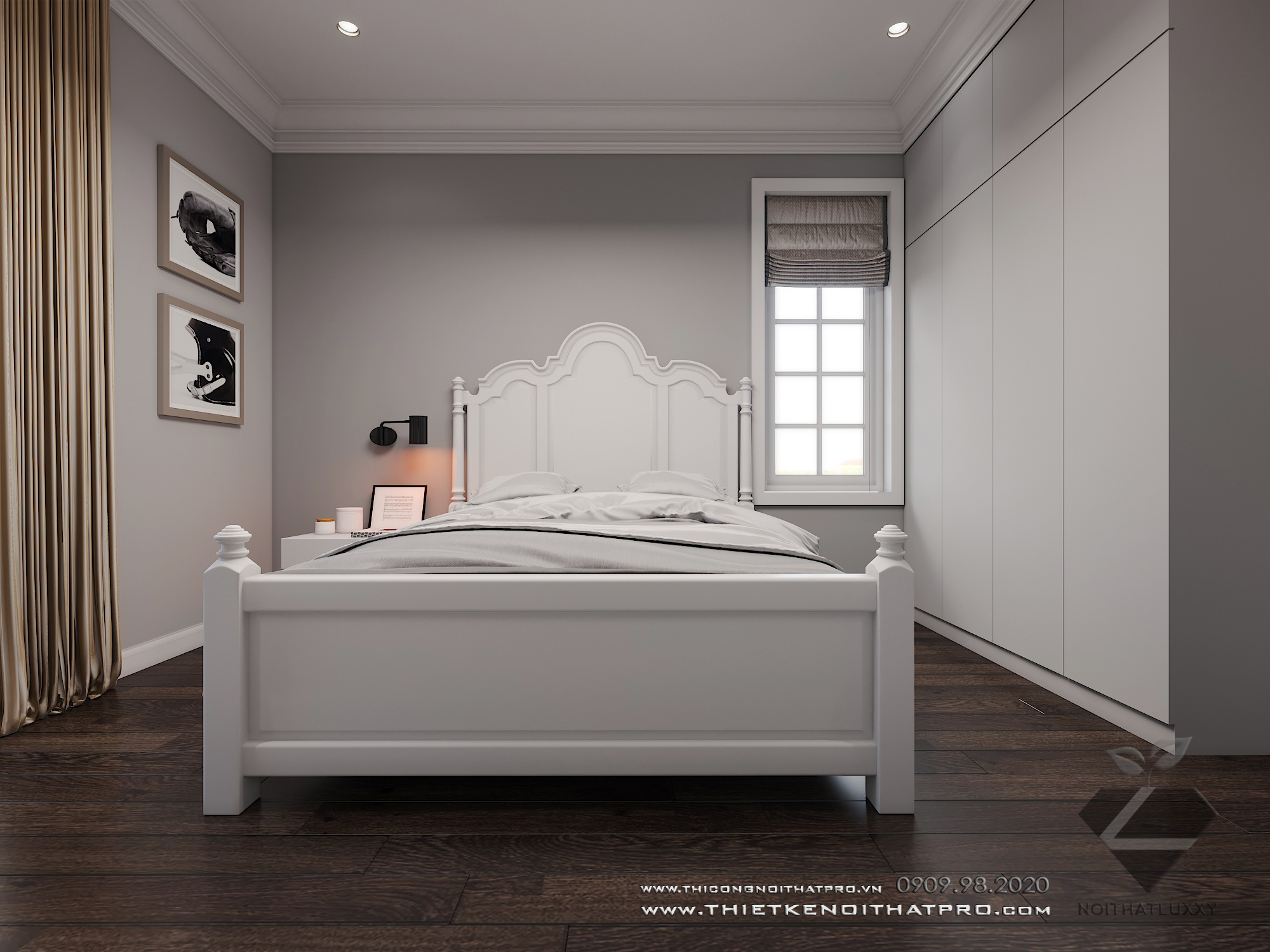 Thiết kế nội thất Biệt Thự tại Hà Nội Biệt thự Vinhomes the Hảmony 1599550167 40