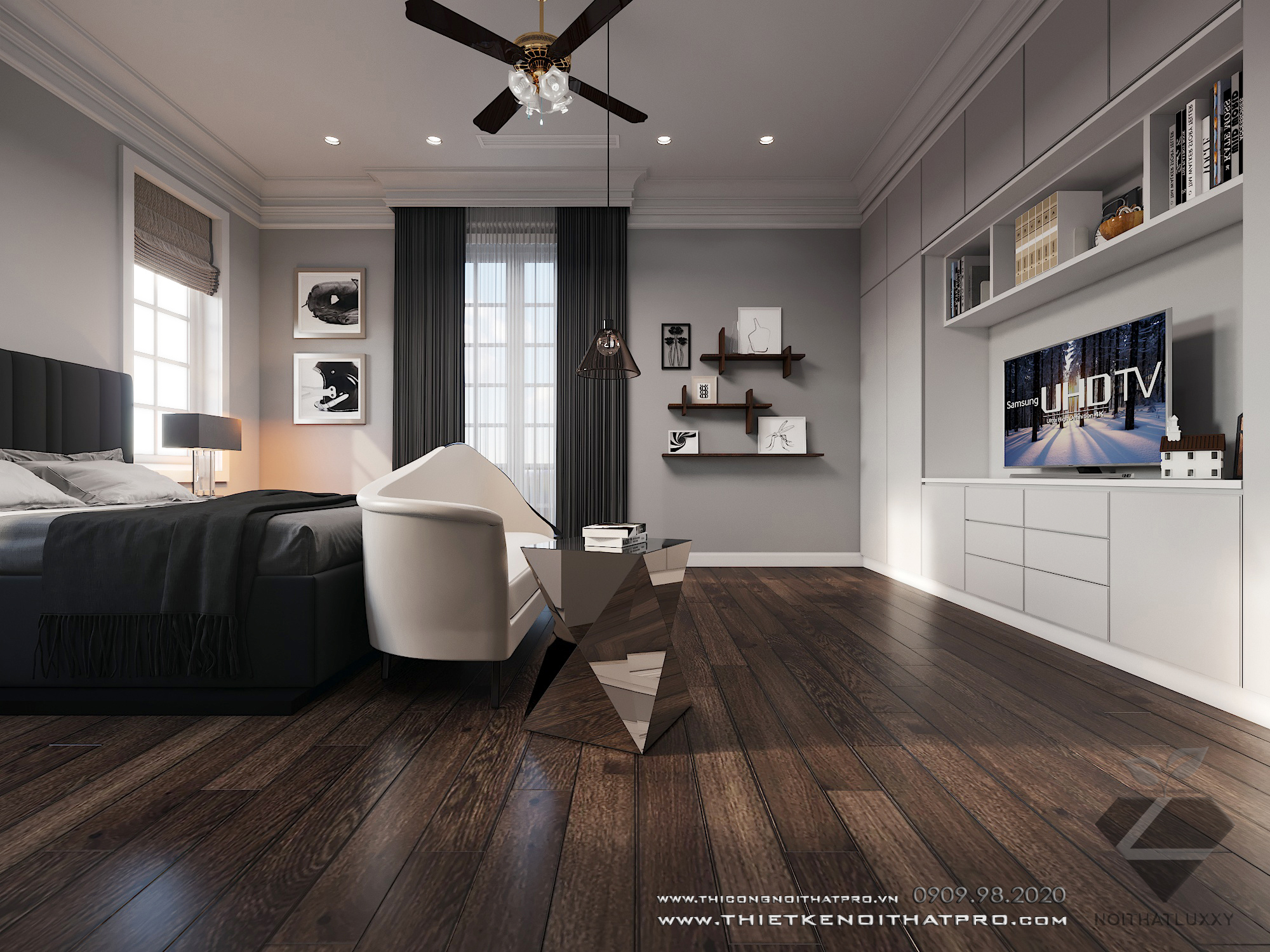 Thiết kế nội thất Biệt Thự tại Hà Nội Biệt thự Vinhomes the Hảmony 1599550167 44