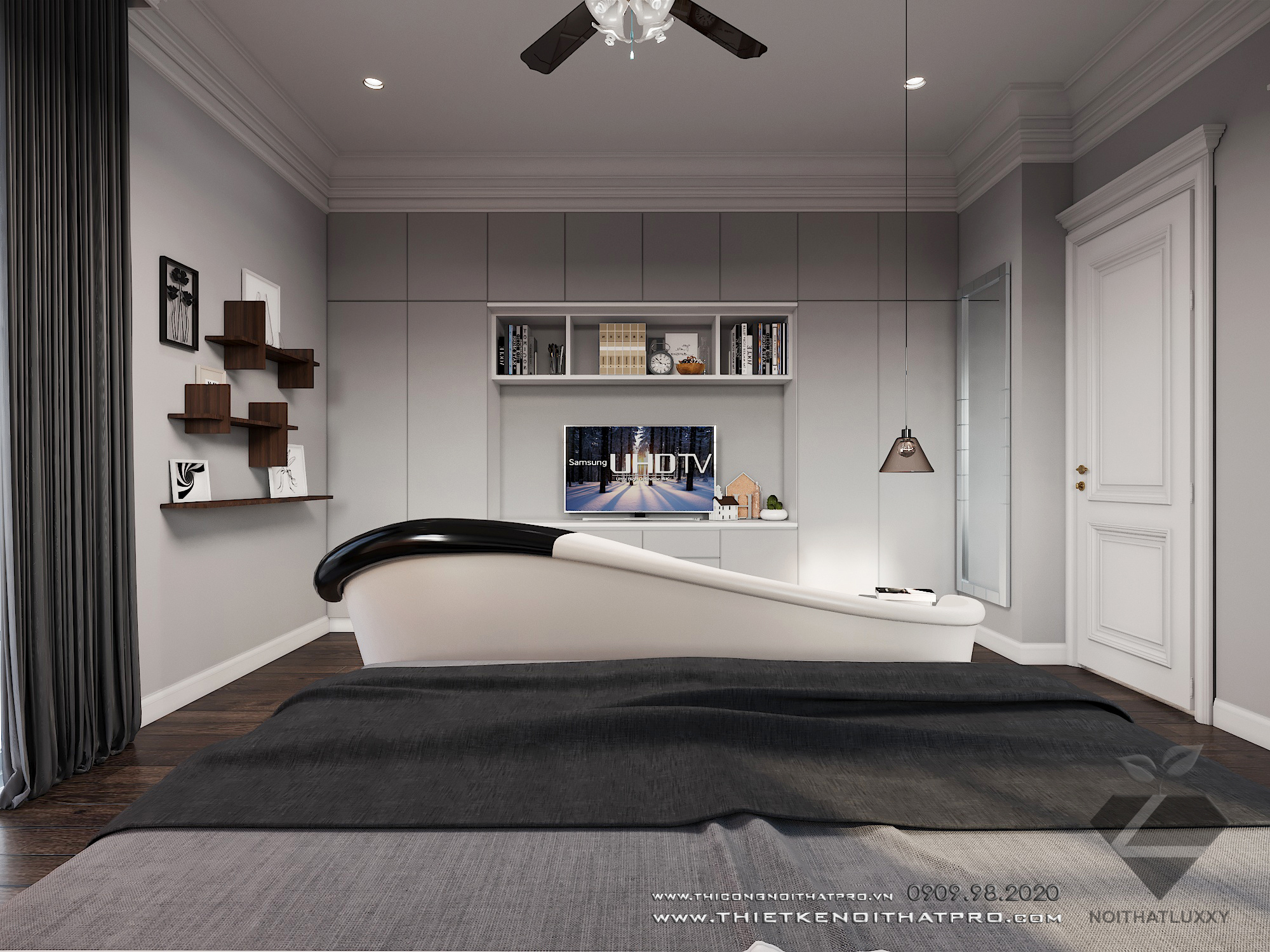 Thiết kế nội thất Biệt Thự tại Hà Nội Biệt thự Vinhomes the Hảmony 1599550169 47