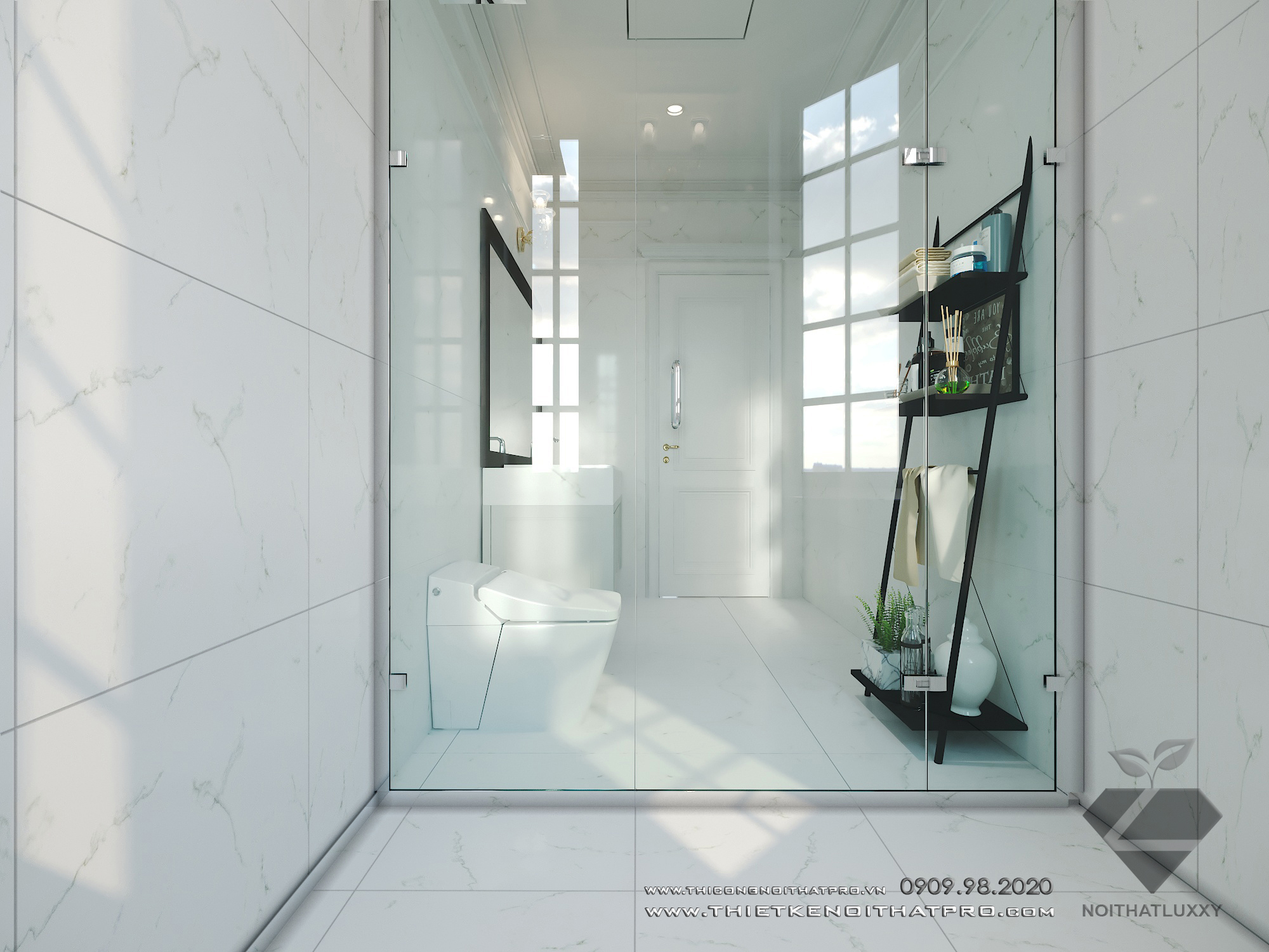 Thiết kế nội thất Biệt Thự tại Hà Nội Biệt thự Vinhomes the Hảmony 1599550169 55