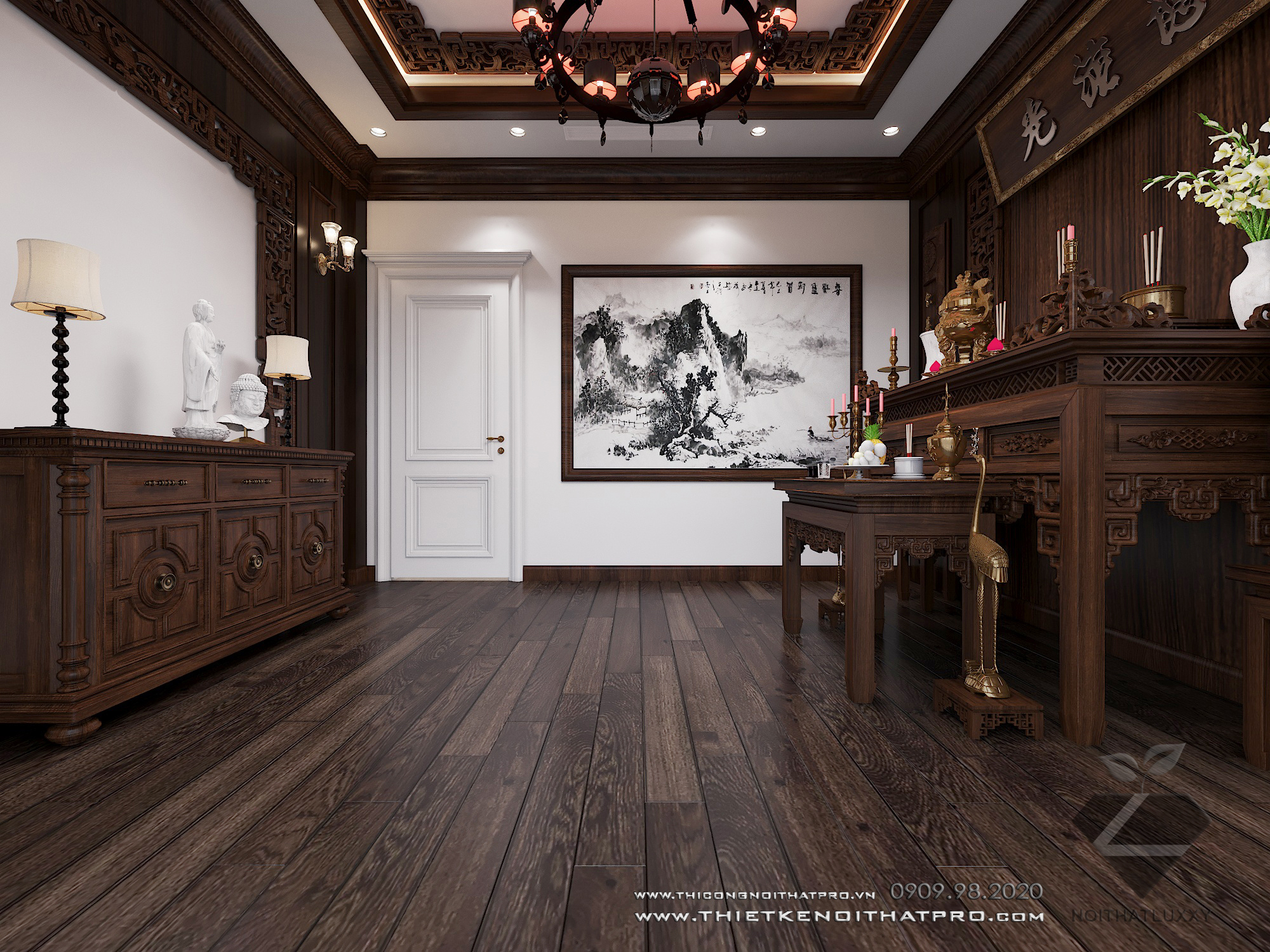 Thiết kế nội thất Biệt Thự tại Hà Nội Biệt thự Vinhomes the Hảmony 1599550170 53