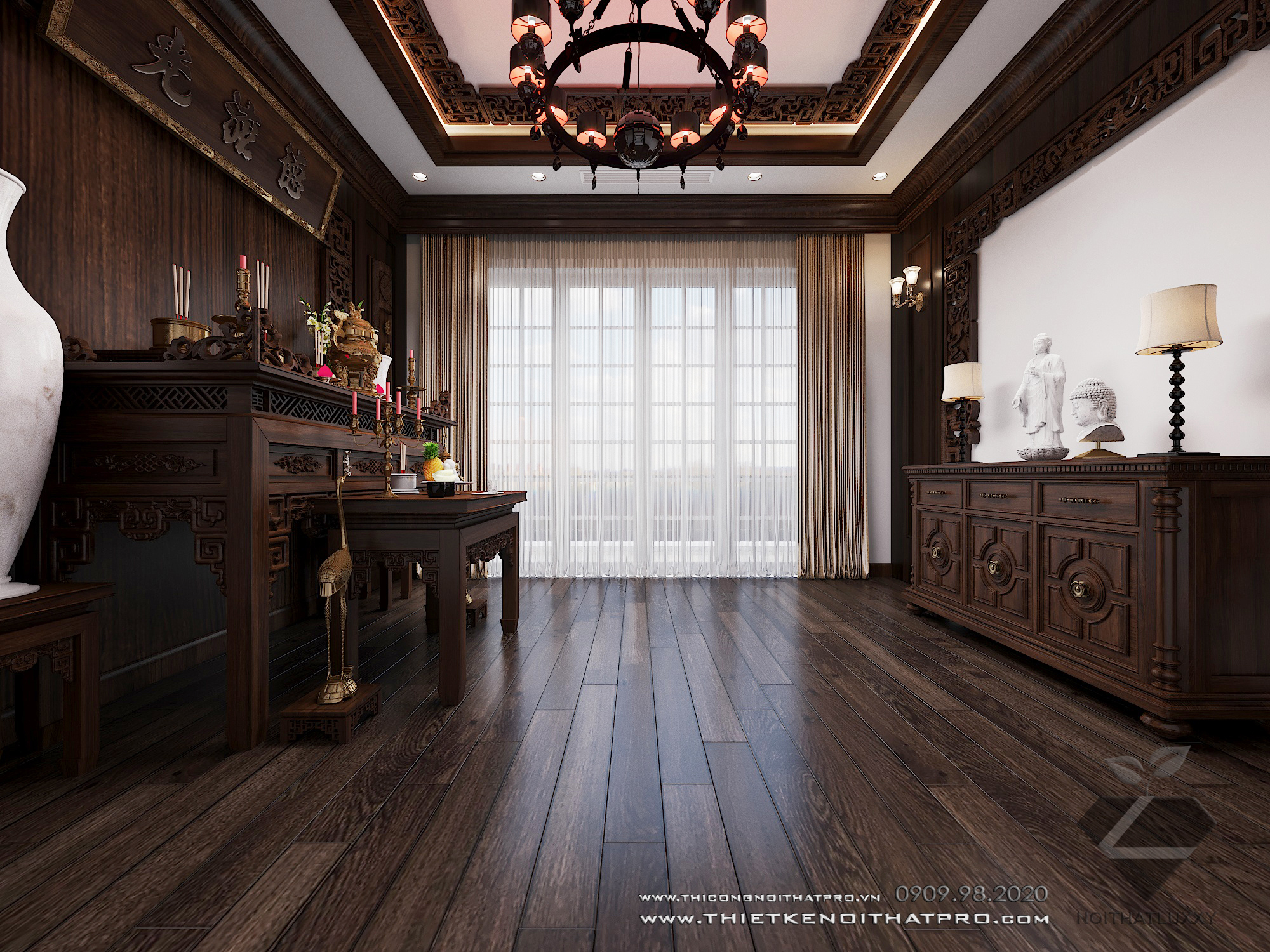 Thiết kế nội thất Biệt Thự tại Hà Nội Biệt thự Vinhomes the Hảmony 1599550171 54