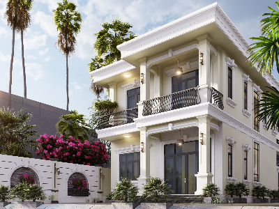 Thiết kế nội thất Biệt Thự tại Vĩnh Long Biệt thự Anh Nhanh