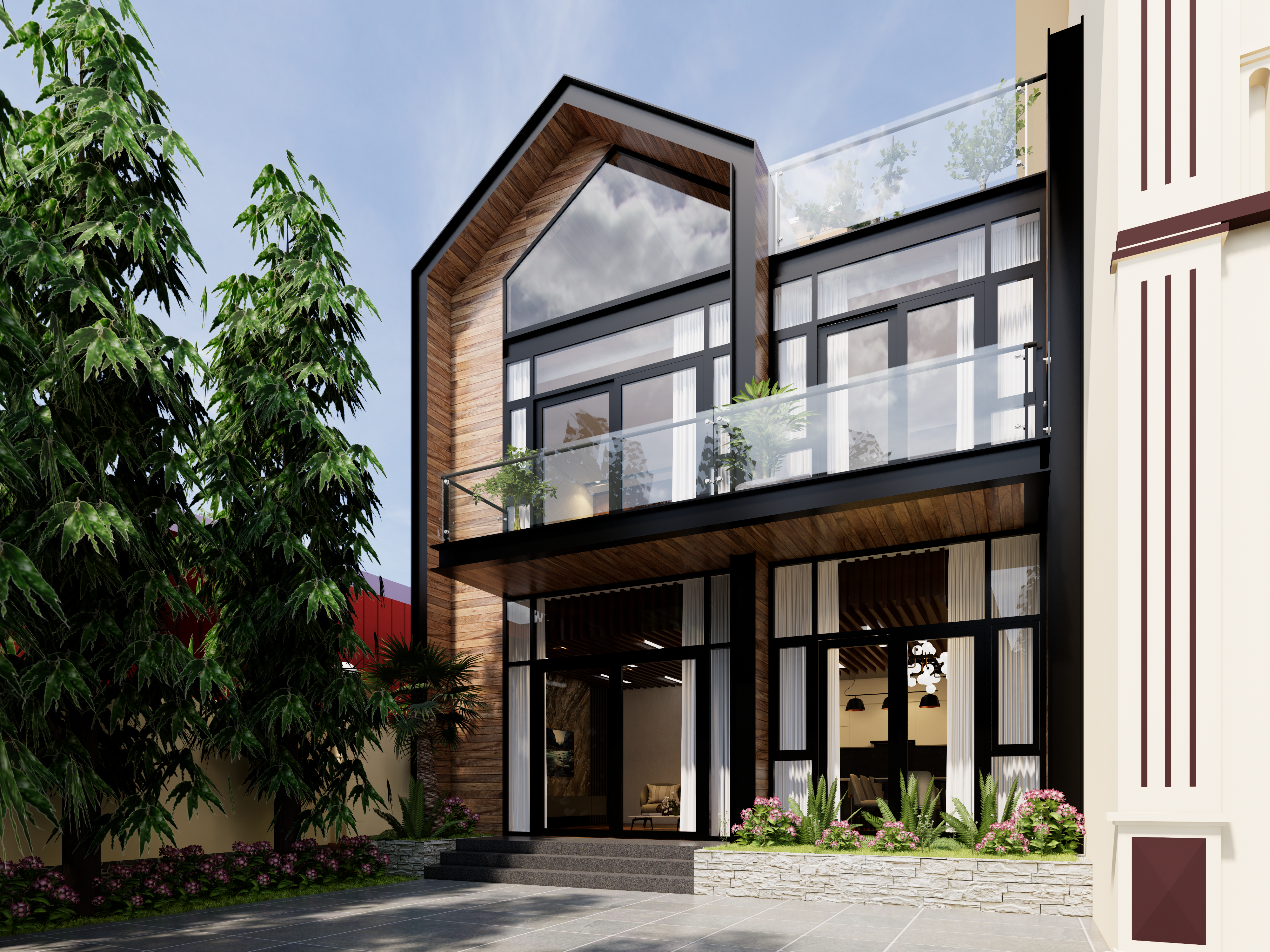 Thiết kế Biệt Thự tại Hà Nội Biệt thự nghỉ dưỡng cuối tuần 1601288575 3