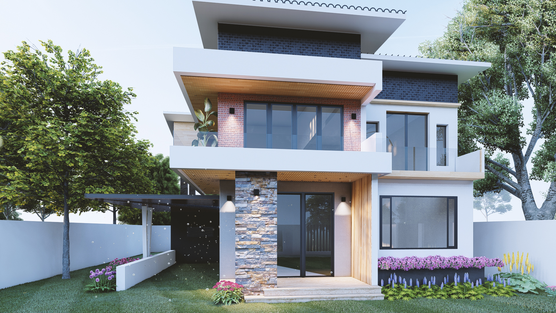 Thiết kế Biệt Thự tại Lâm Đồng nhà ở anh An 1601340897 2