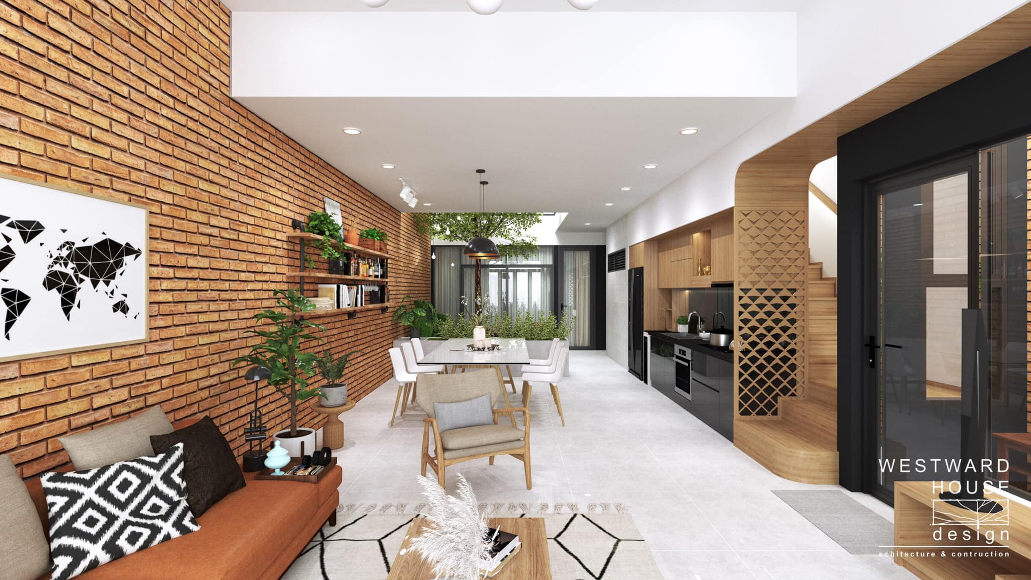 Thiết kế Nhà Mặt Phố tại Quảng Nam THE WATERFALL - NHÀ A TUẤN 1601993786 3