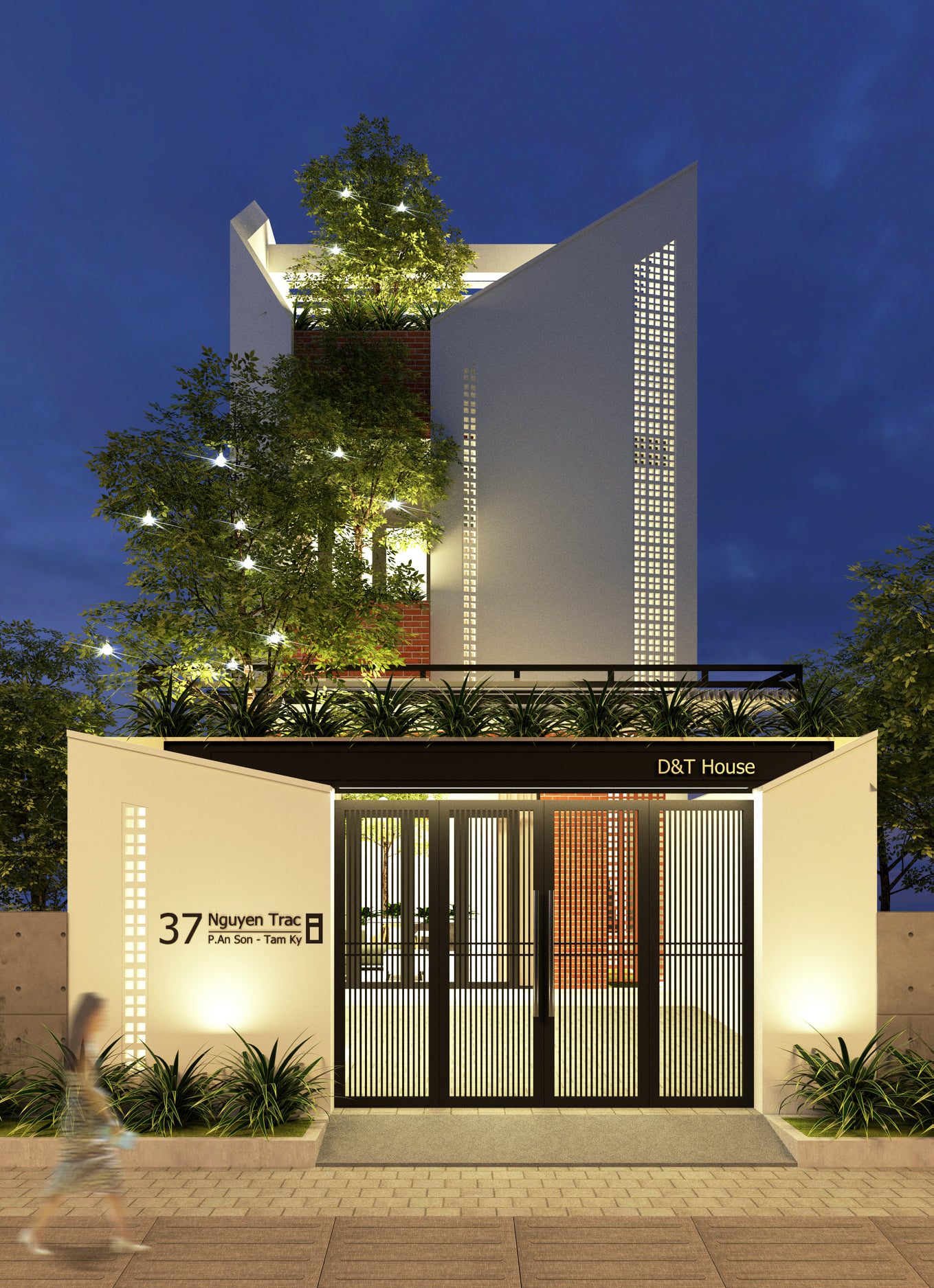 Thiết kế Nhà Mặt Phố tại Quảng Nam THE WATERFALL - NHÀ A TUẤN 1601993787 2