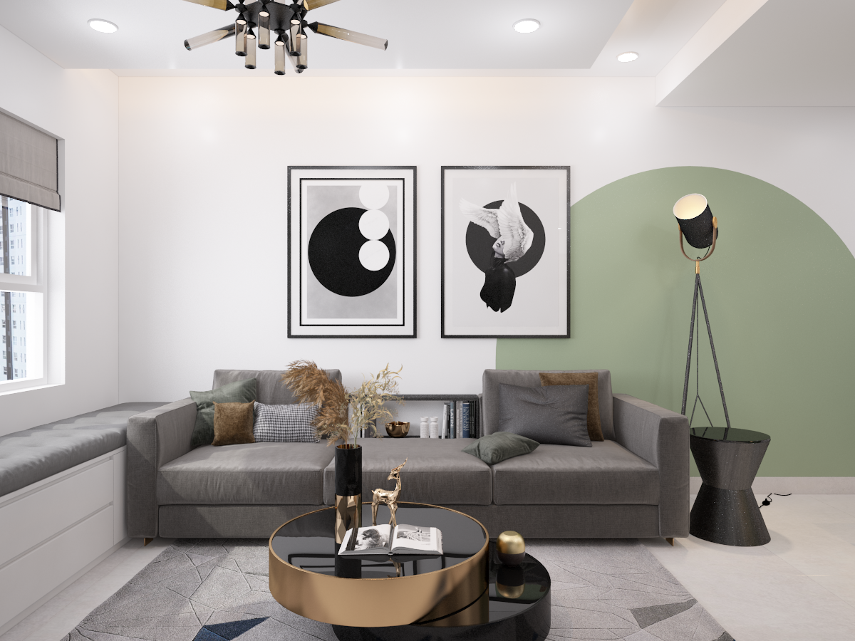 Thiết kế nội thất Chung Cư tại Hồ Chí Minh CĂN HỘ GREEN RIVER Q8 - CĂN HỘ XANH 1607028539 0