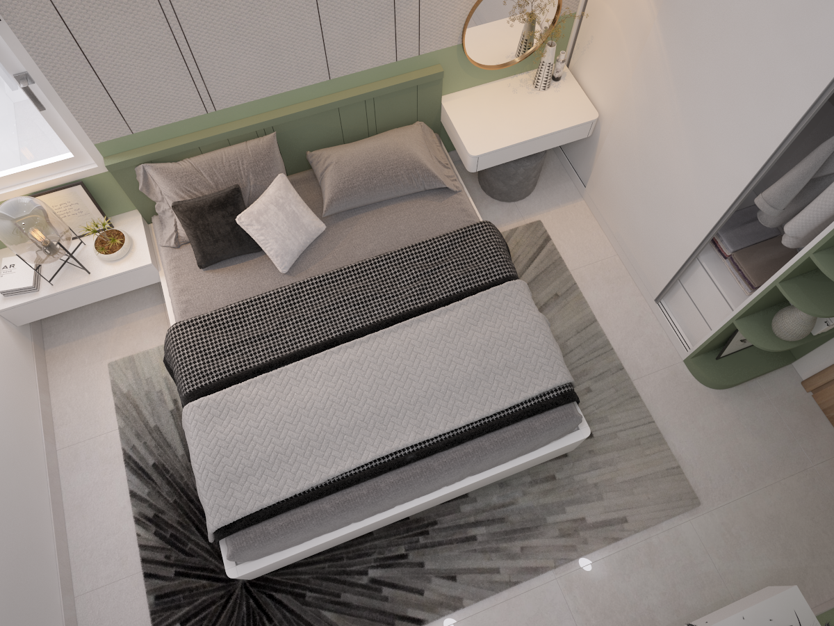 Thiết kế nội thất Chung Cư tại Hồ Chí Minh CĂN HỘ GREEN RIVER Q8 - CĂN HỘ XANH 1607028695 14