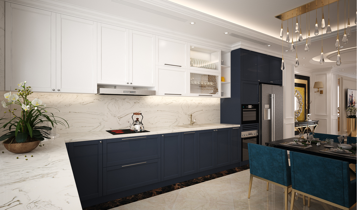 thiết kế nội thất Biệt Thự tại Quảng Ninh Shop House dự án Sun  10 1562927528