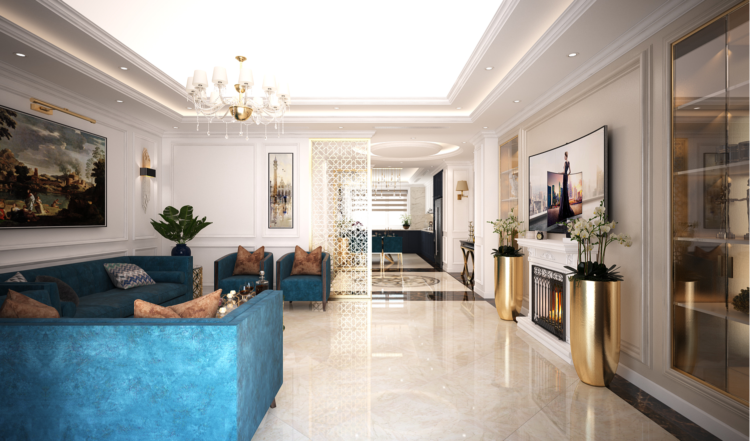 thiết kế nội thất Biệt Thự tại Quảng Ninh Shop House dự án Sun  3 1562927526