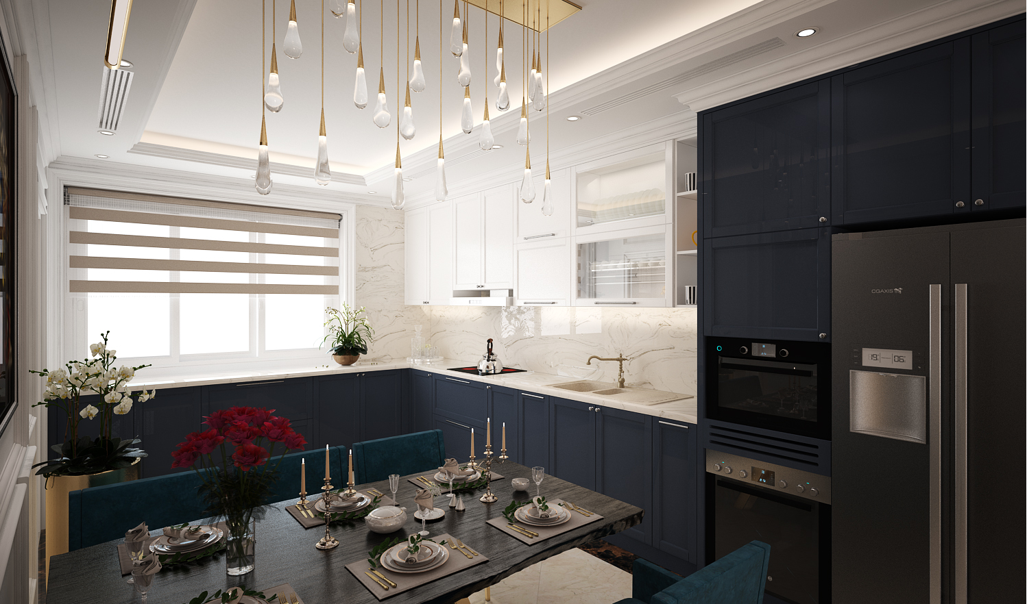 thiết kế nội thất Biệt Thự tại Quảng Ninh Shop House dự án Sun  8 1562927528