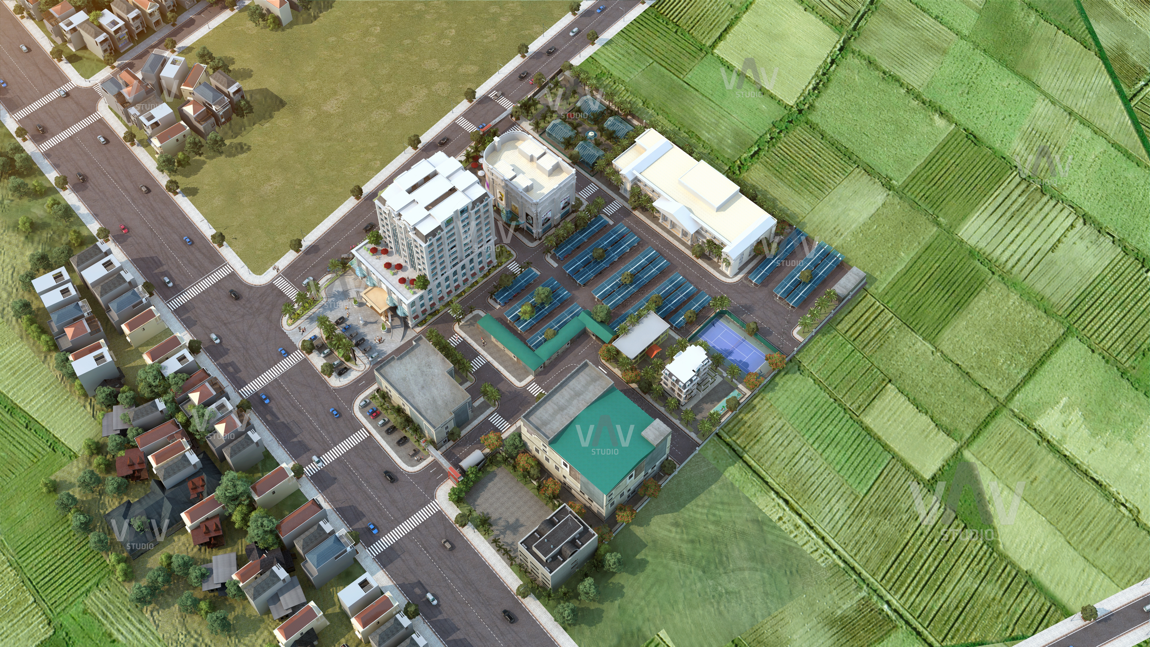 Thiết kế Khách Sạn tại Nghệ An Diễn họa 3D khách sạn Minh Phú 1607794936 1